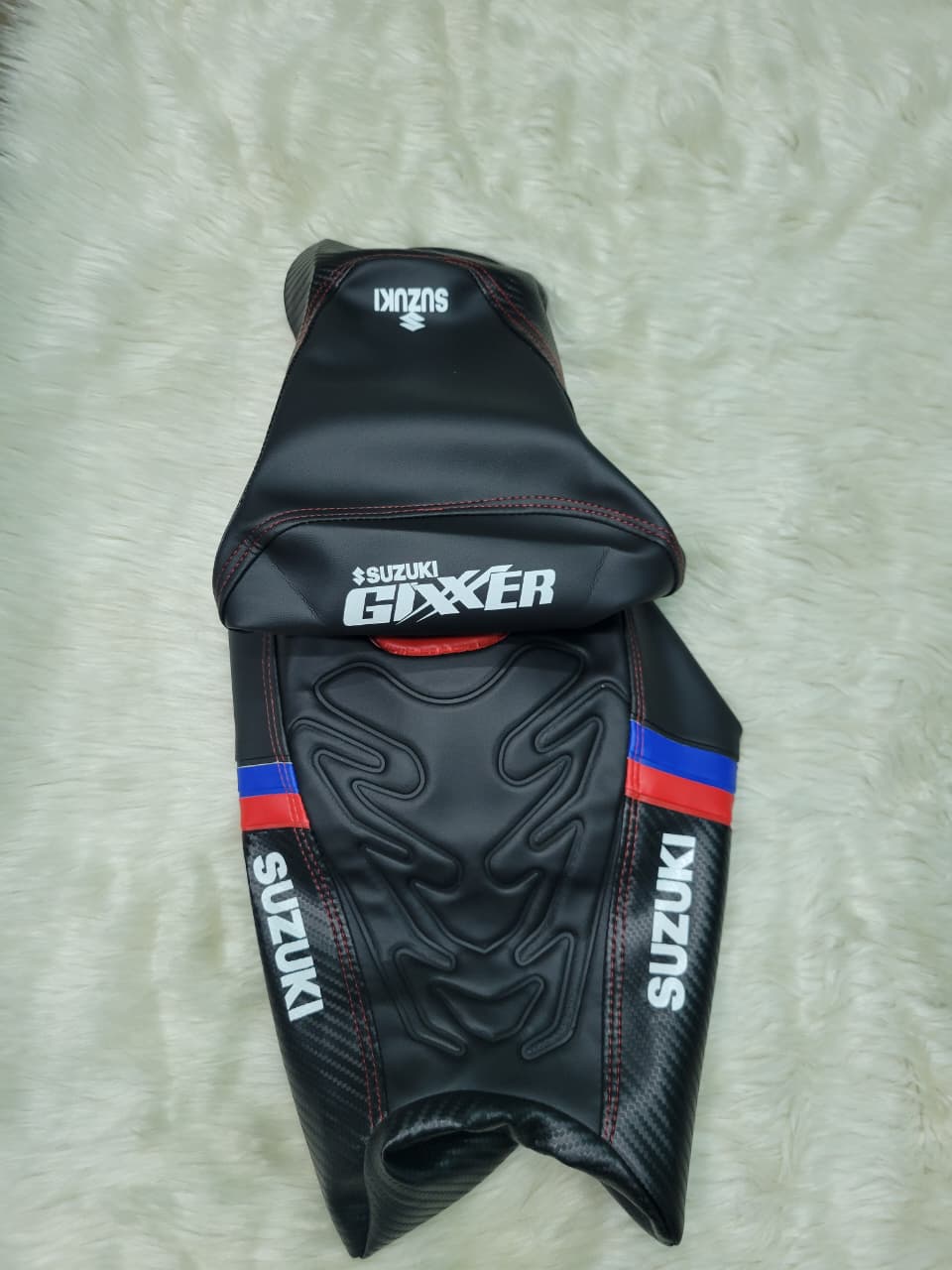 Premium Seat Cover For Gixxer Fi Or SF Motorcycle_img_0