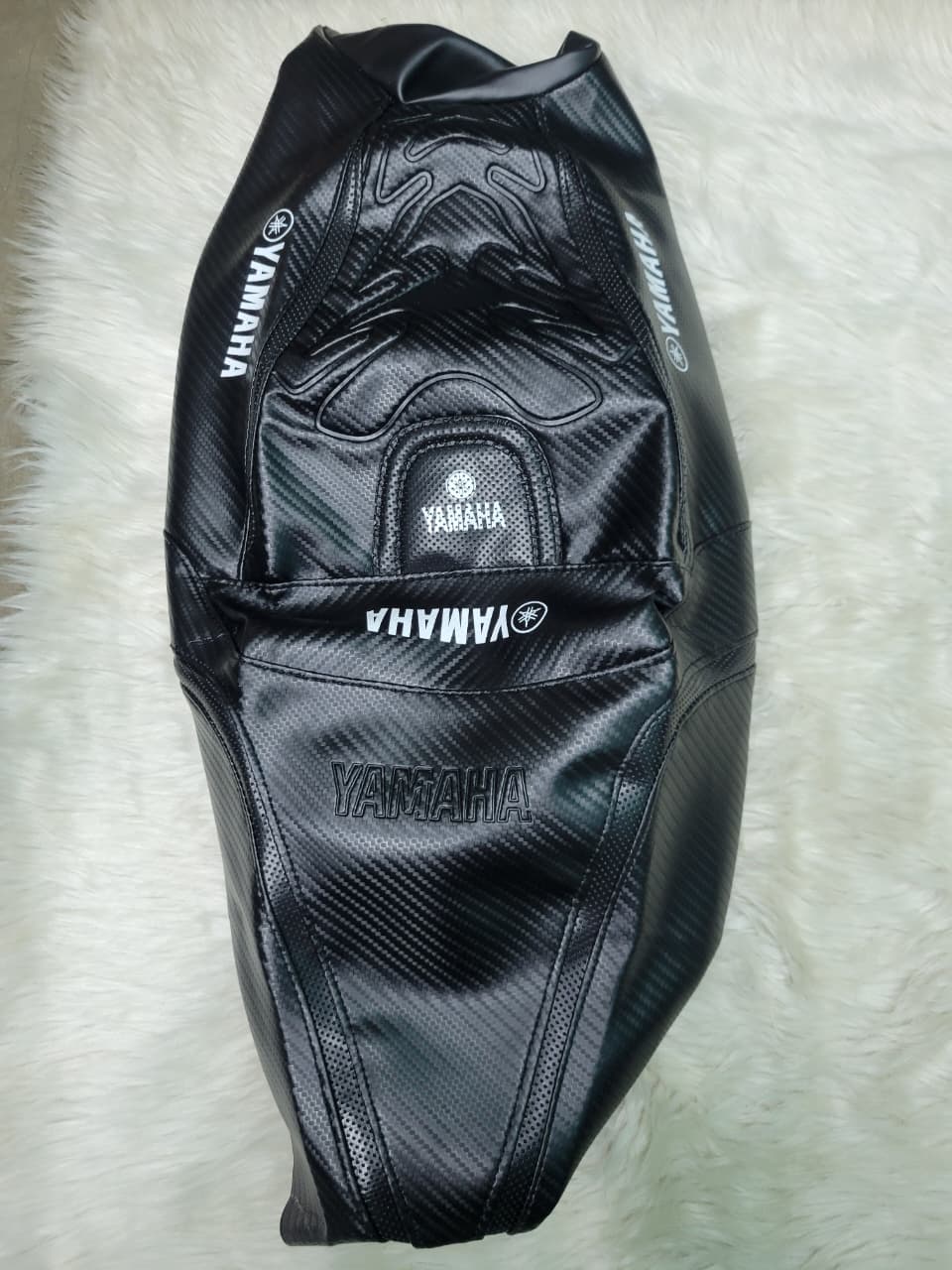 Premium Seat Cover For Fzsv3 V4 Black Motorcycle_img_0