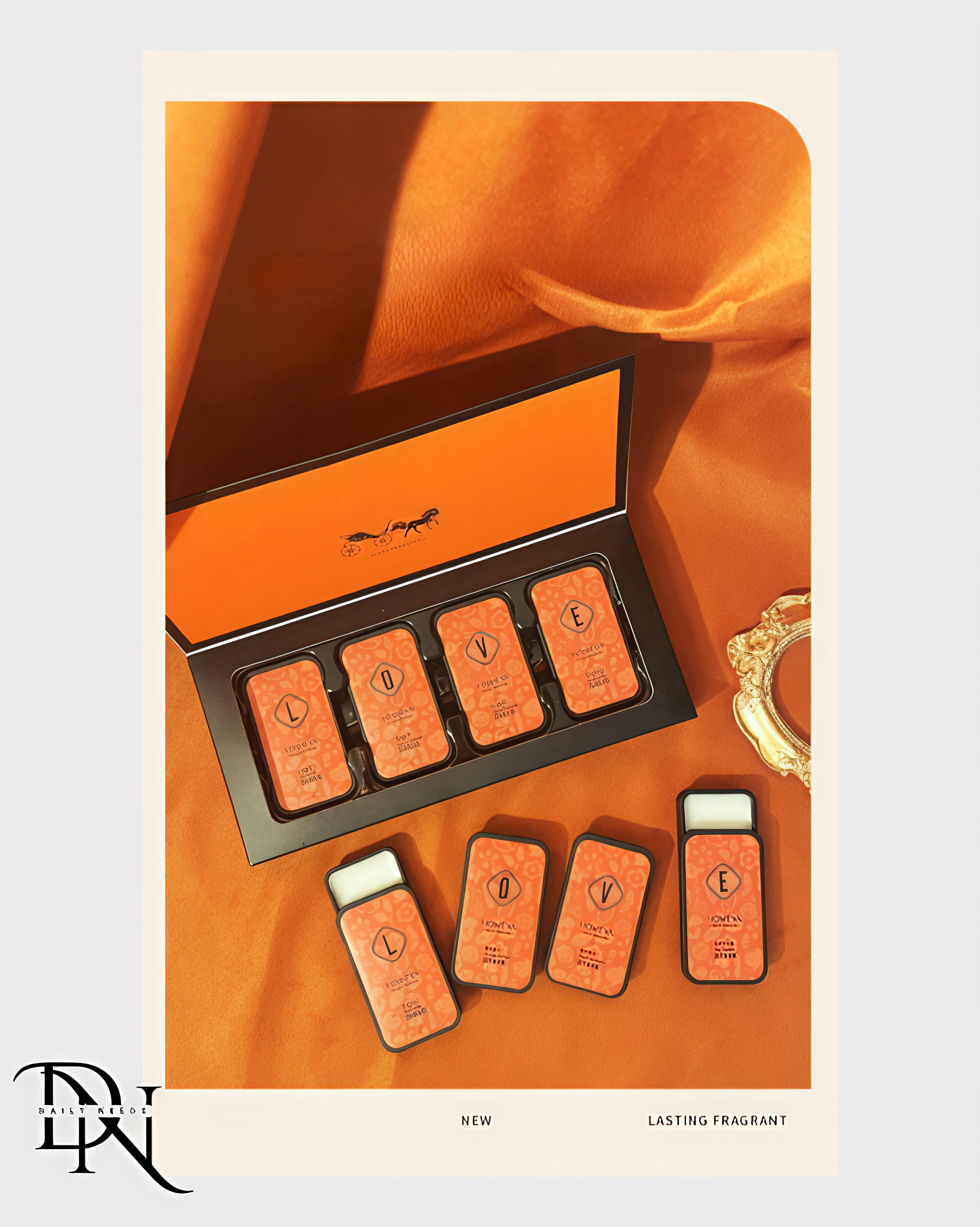 Love horse orange balm set box [one box for each of the four flavors]]