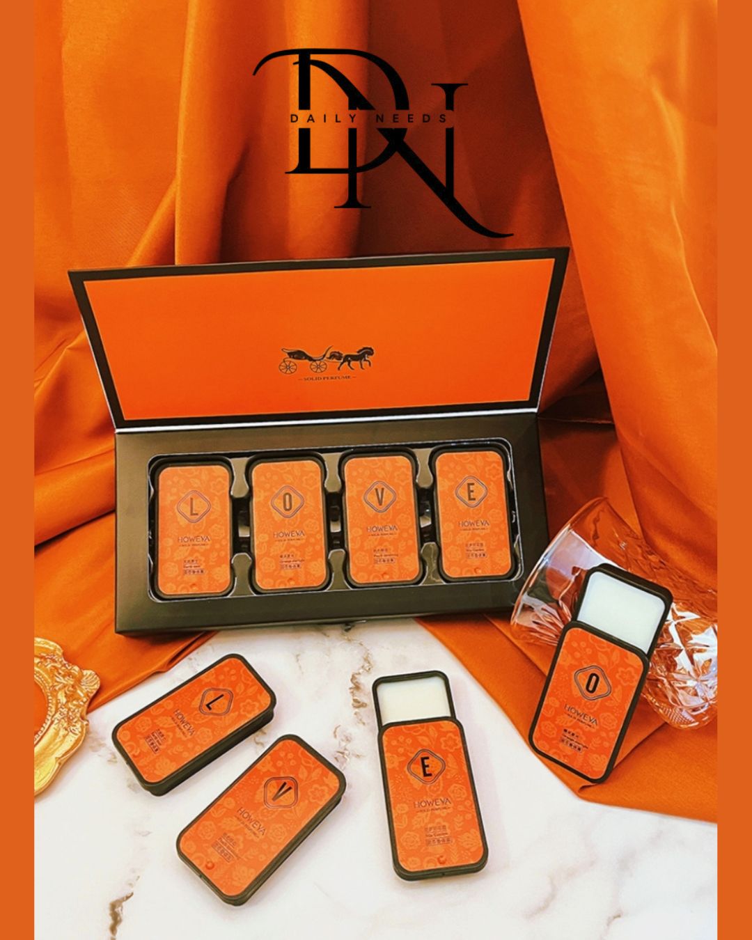 Love horse orange balm set box [one box for each of the four flavors]]_img_5