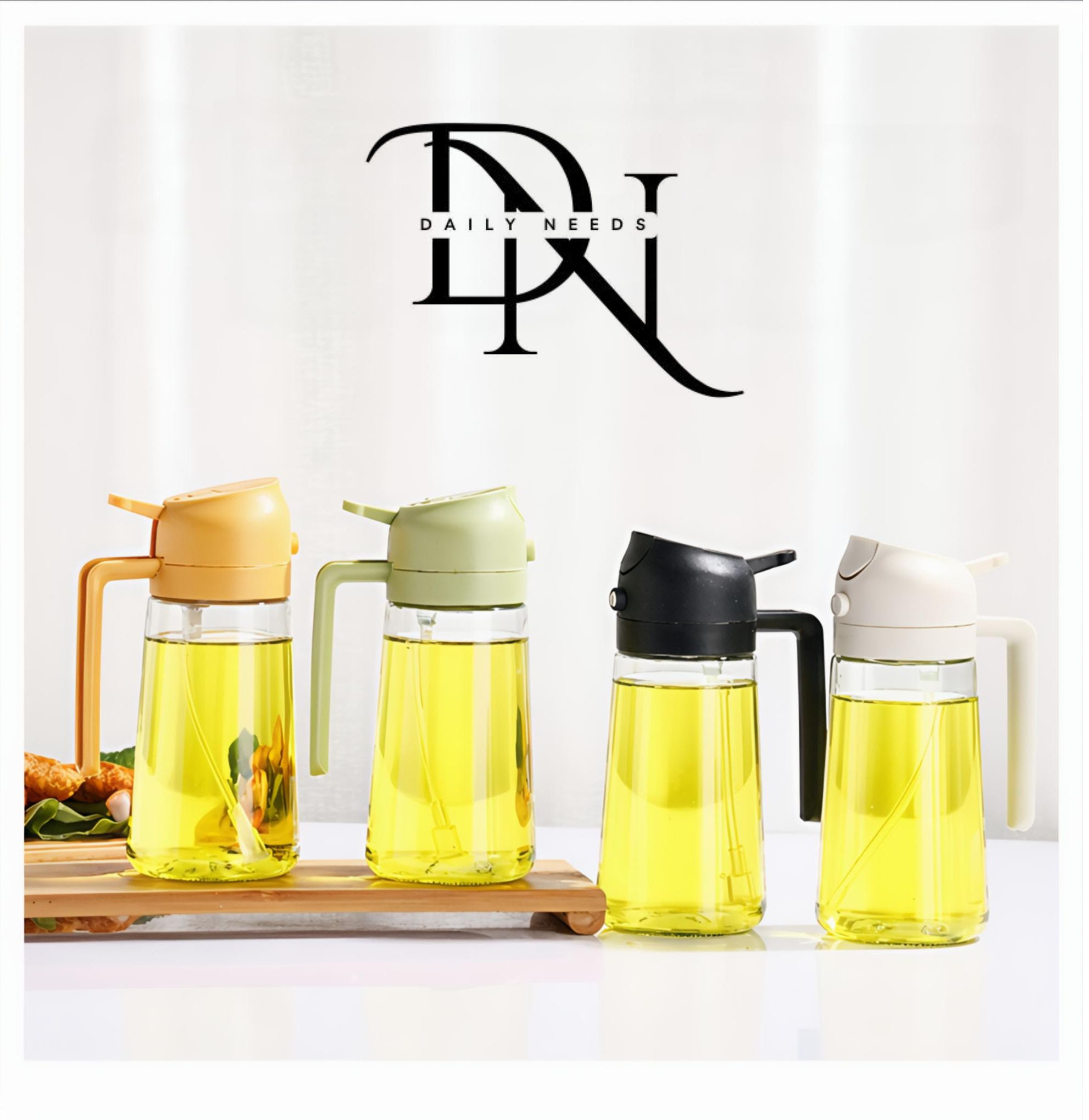 Olive & Soybean Oil Sprayer Jar for Healthy Cooking_img_1