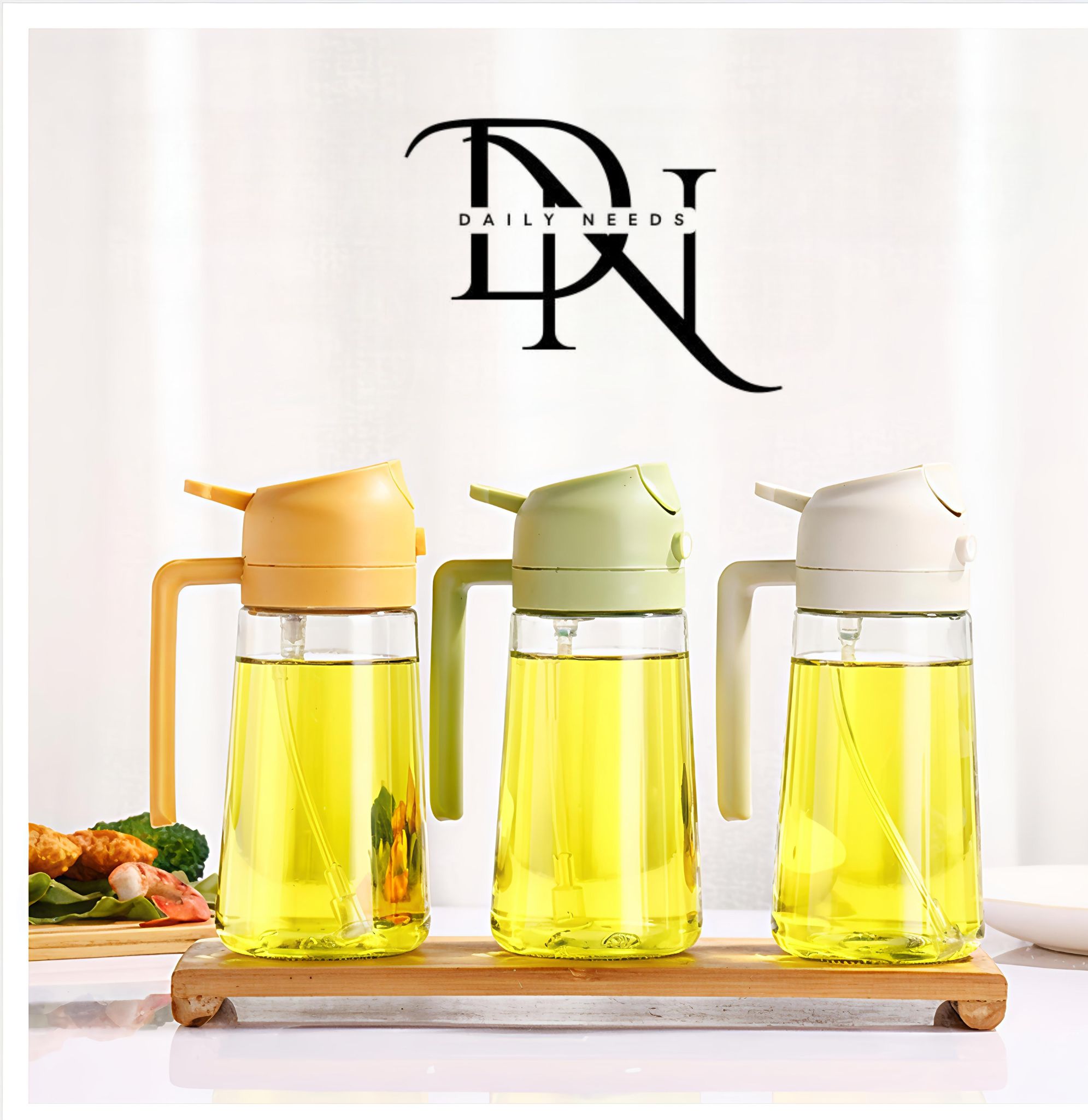 Olive & Soybean Oil Sprayer Jar for Healthy Cooking_img_7