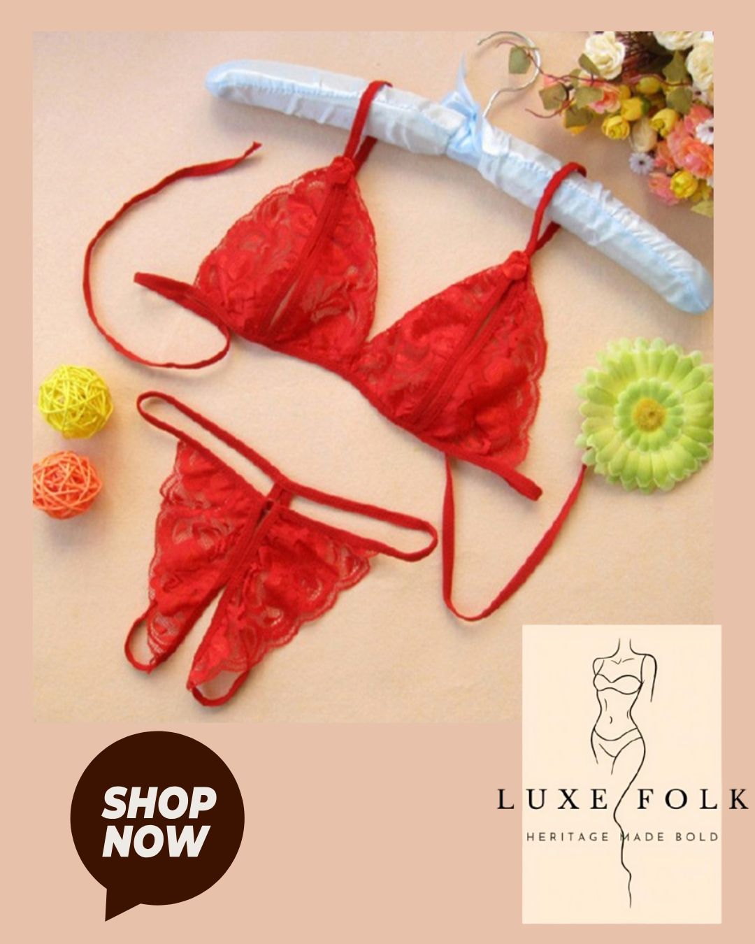 Butterfly Sexy Lace Bikini Set