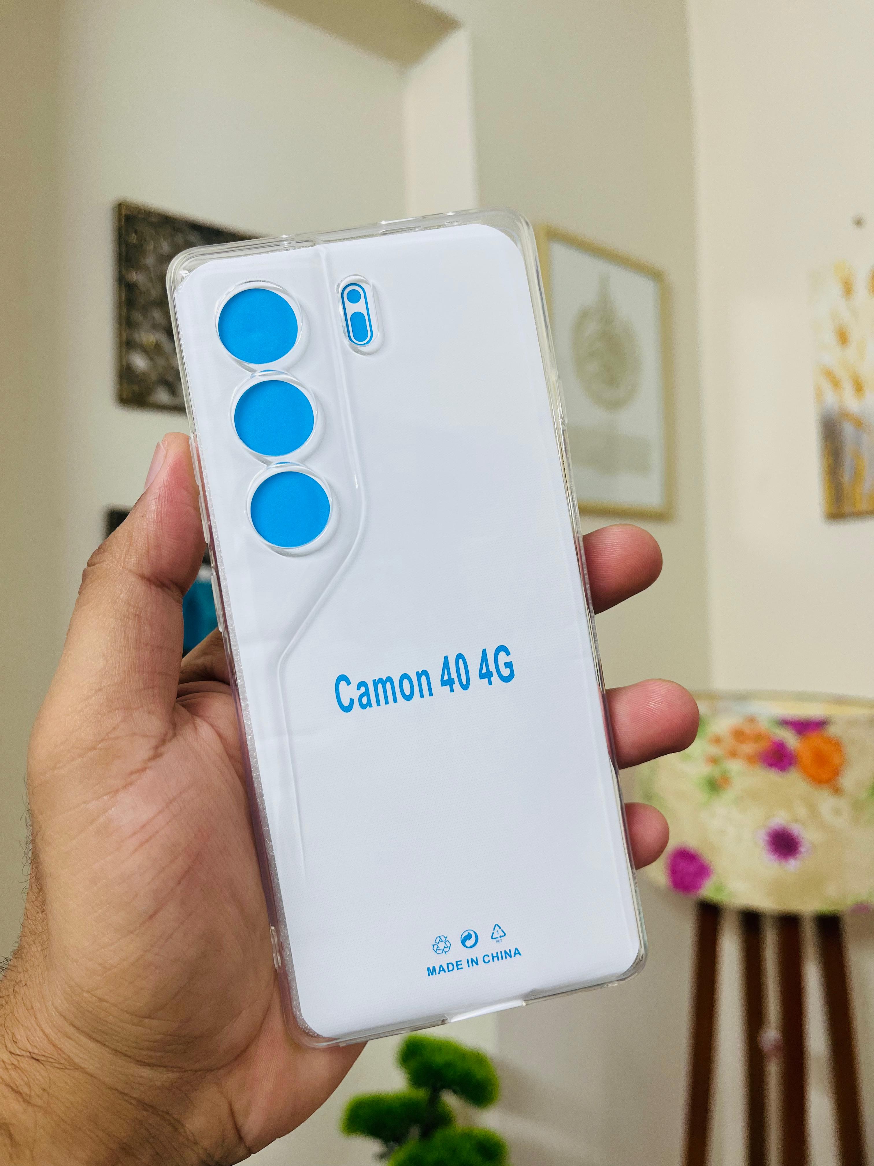Tecno Camon 40 Back Cover Soft Case No BUMP Border