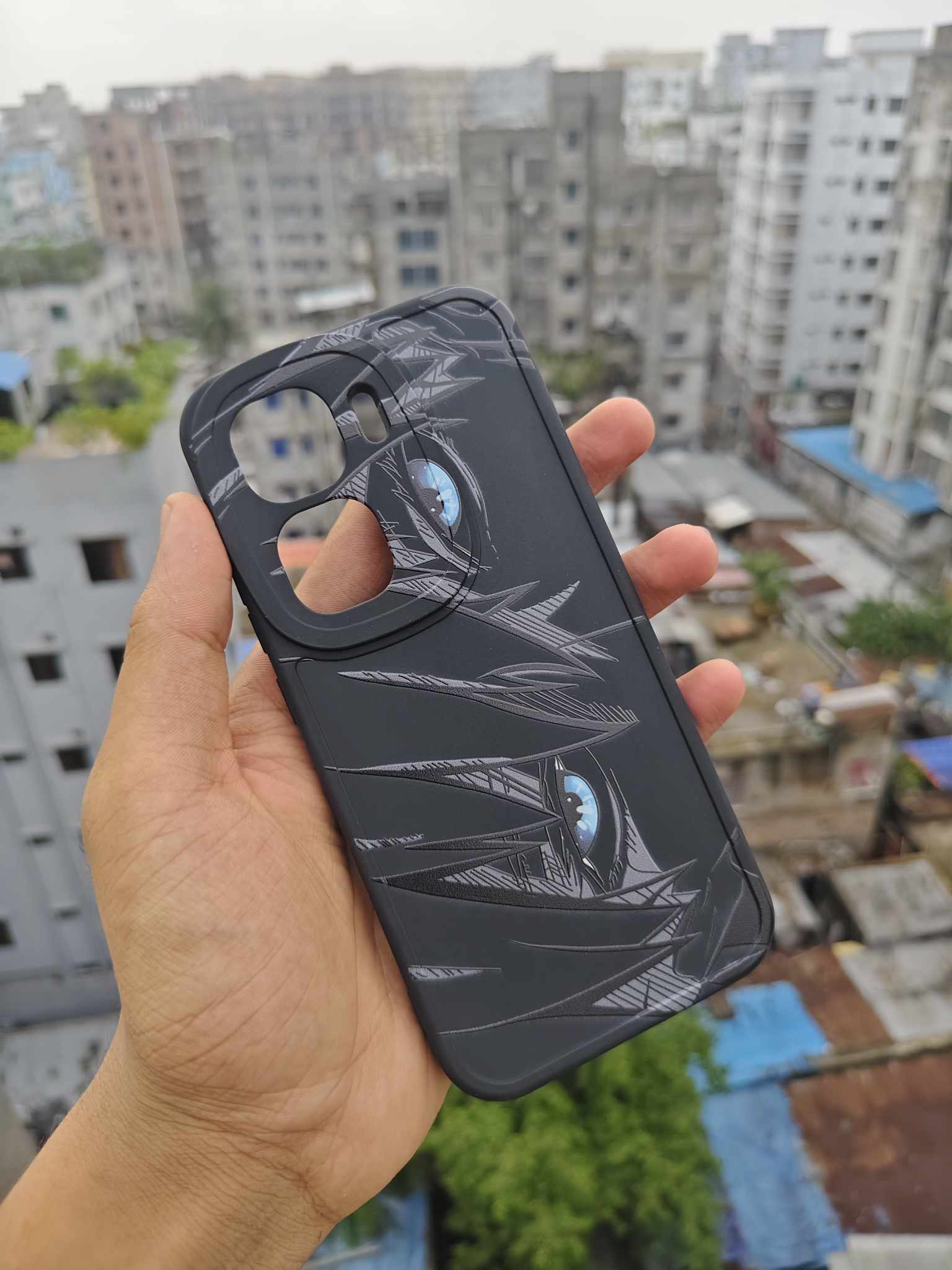 IQOO Neo10 Premium silicone soft cover gozo Eyes