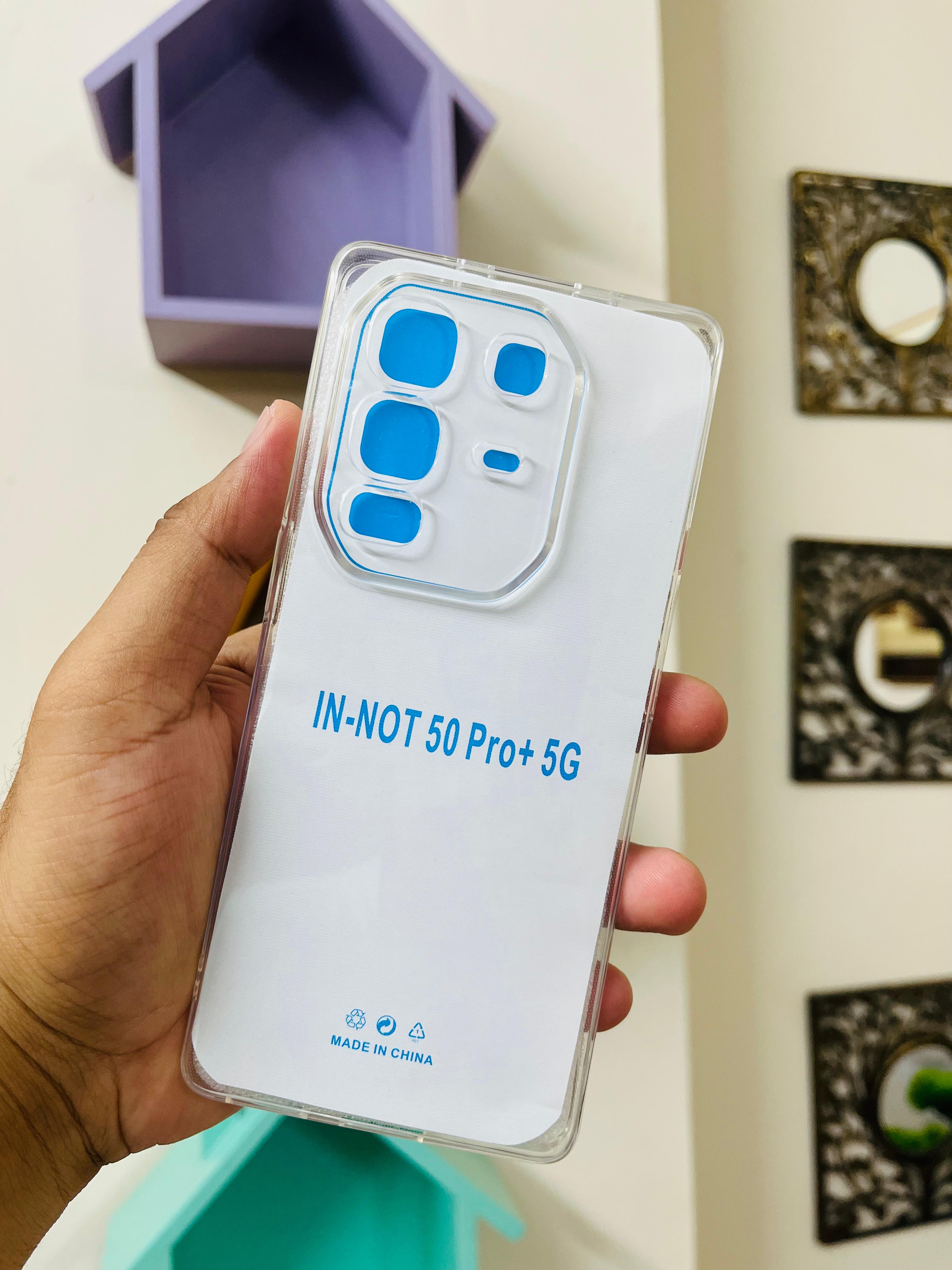 Infinix Note 50 Pro Plus Back Cover Soft Silicone Transparent