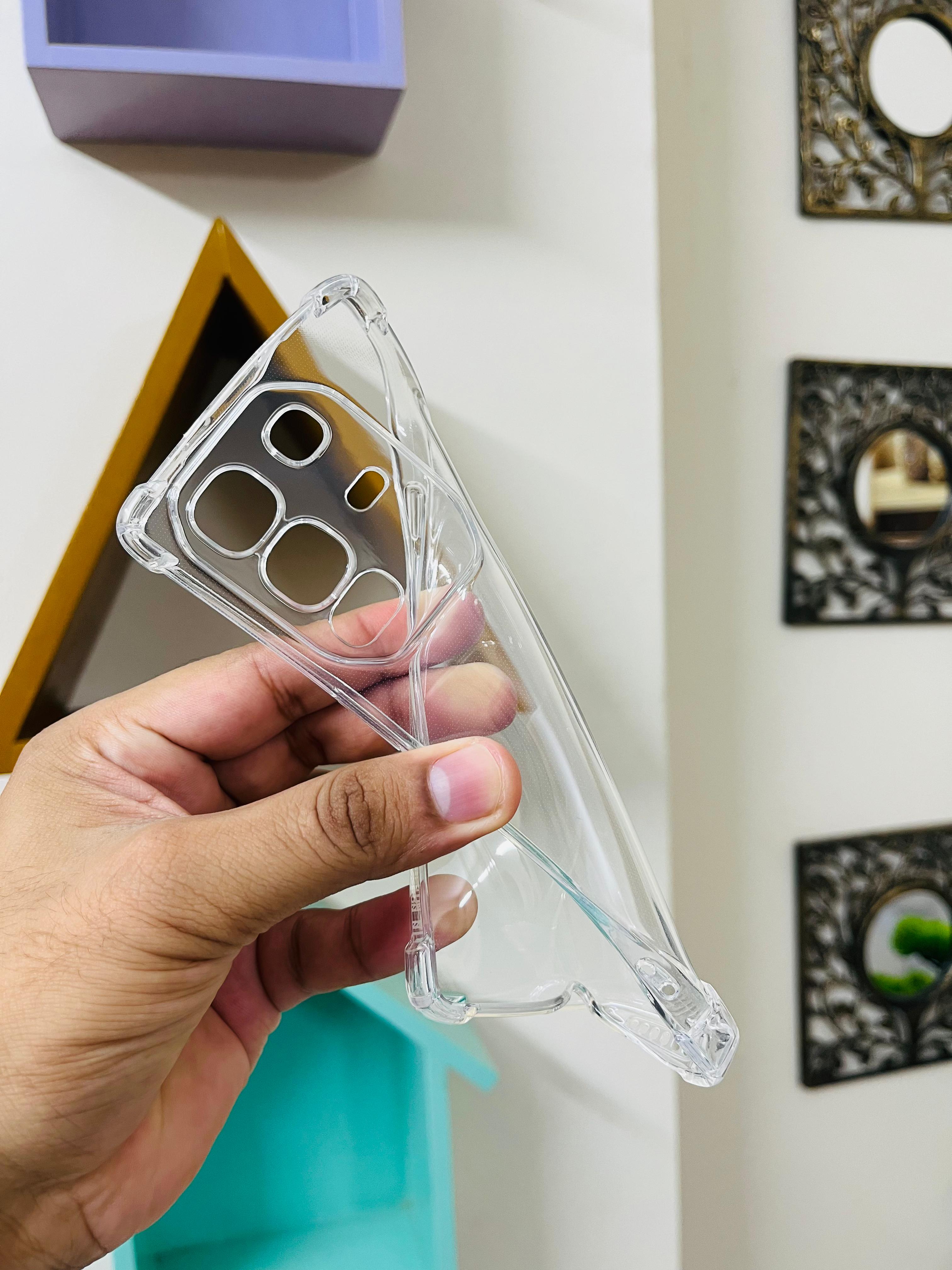 Border With Soft Case For Infinix Note 50 Pro Plus Back Cover Soft Silicone Transparent_img_2