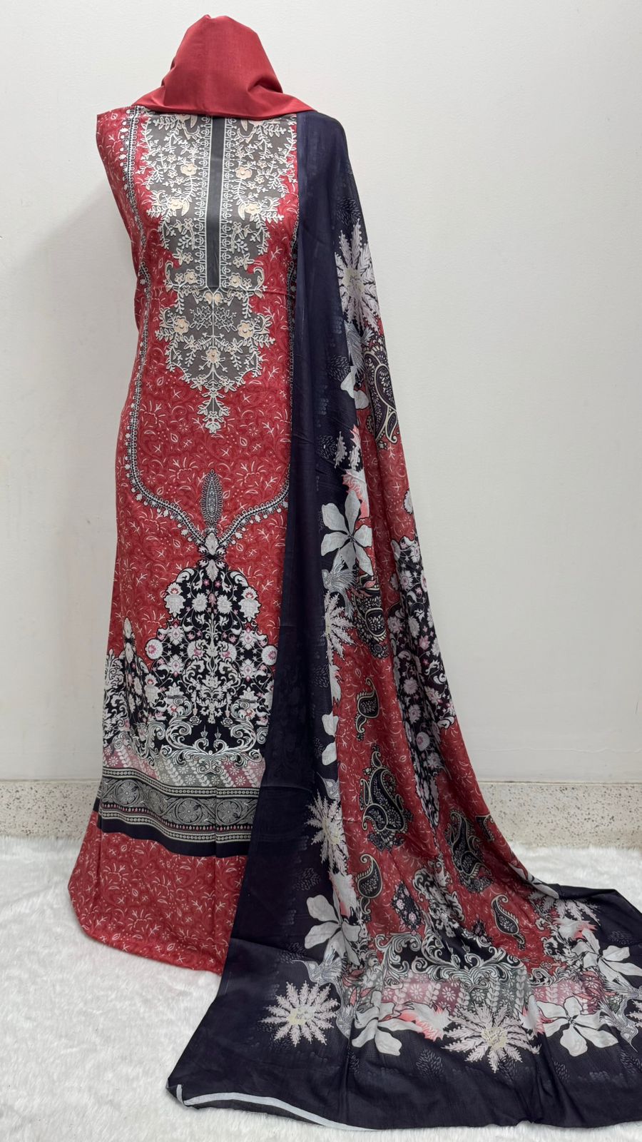 Digital Print Cotton Three Piece_img_0