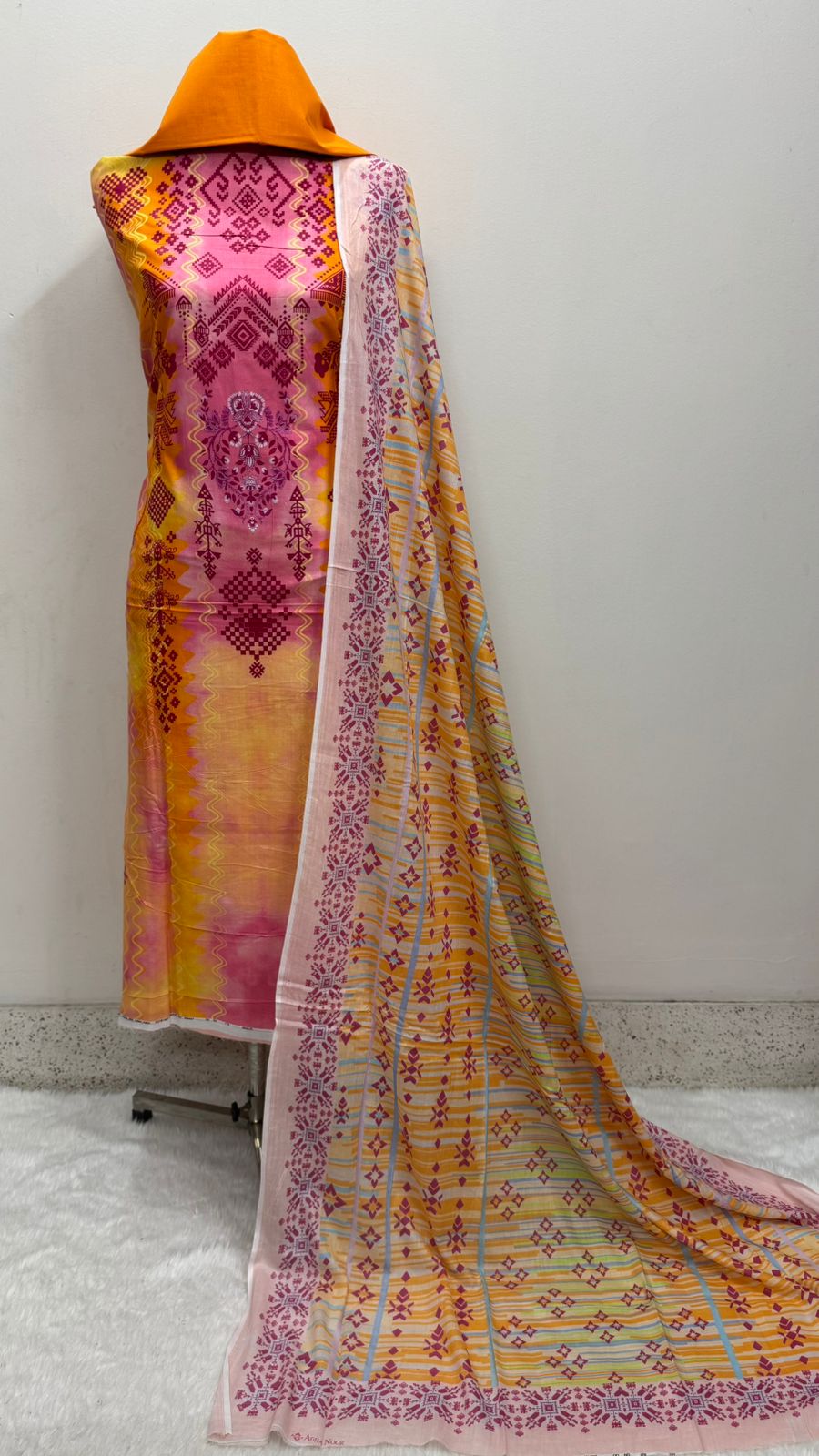 Digital Print Cotton Three Piece_img_0