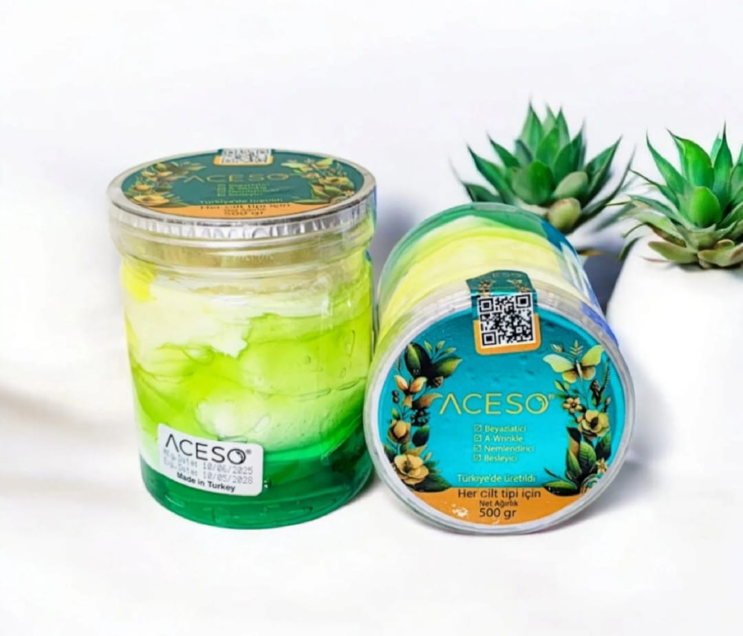 Aceso Body Whitening Cream+Gel 500gm, Made In Turkey.