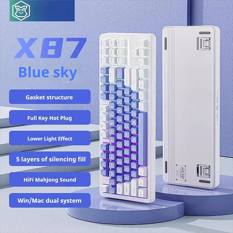 EWEADN ACE X87 RGB Gaming Wired Mechanical Keyboard_img_1