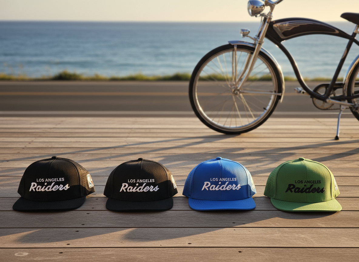 Los Angeles Raiders Blue Snapback Cap – Premium Streetwear by Brandz X_img_2