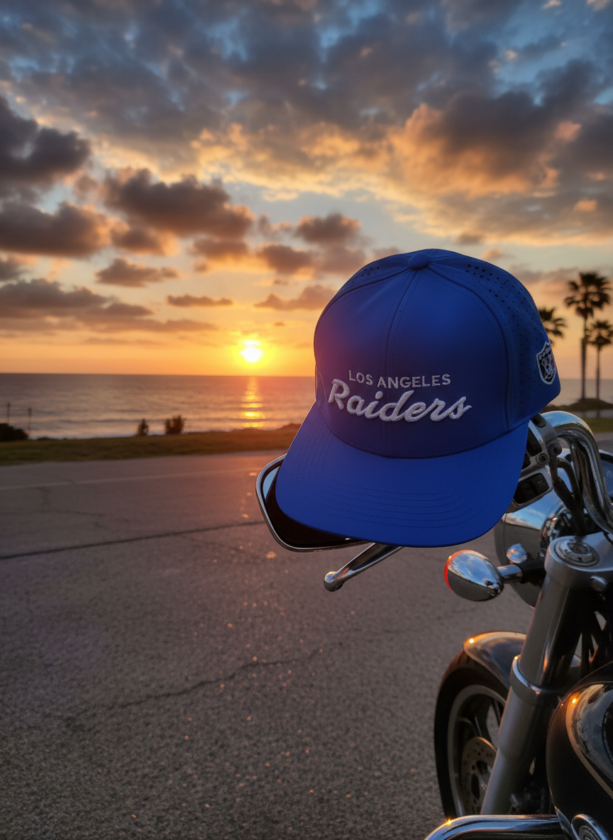 Los Angeles Raiders Blue Snapback Cap – Premium Streetwear by Brandz X