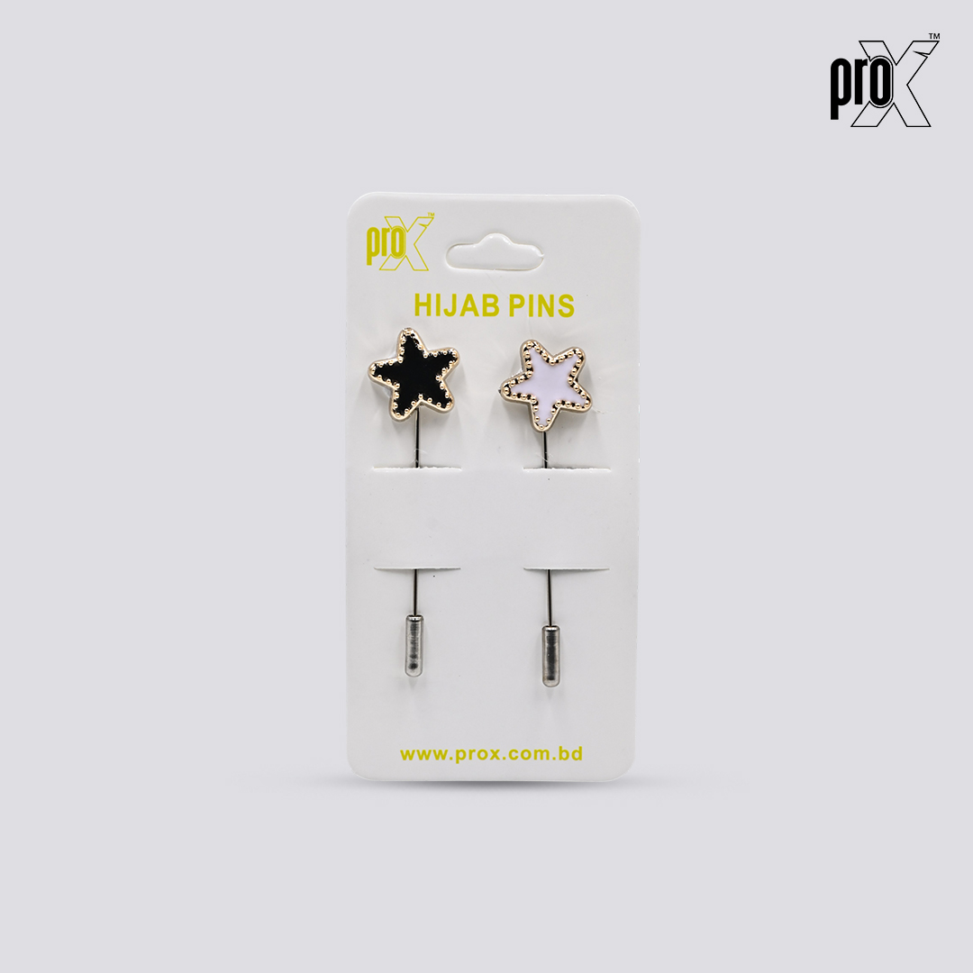 ProX 1 Pair Hijab Pin HP-502-3_Star Shape_img_0