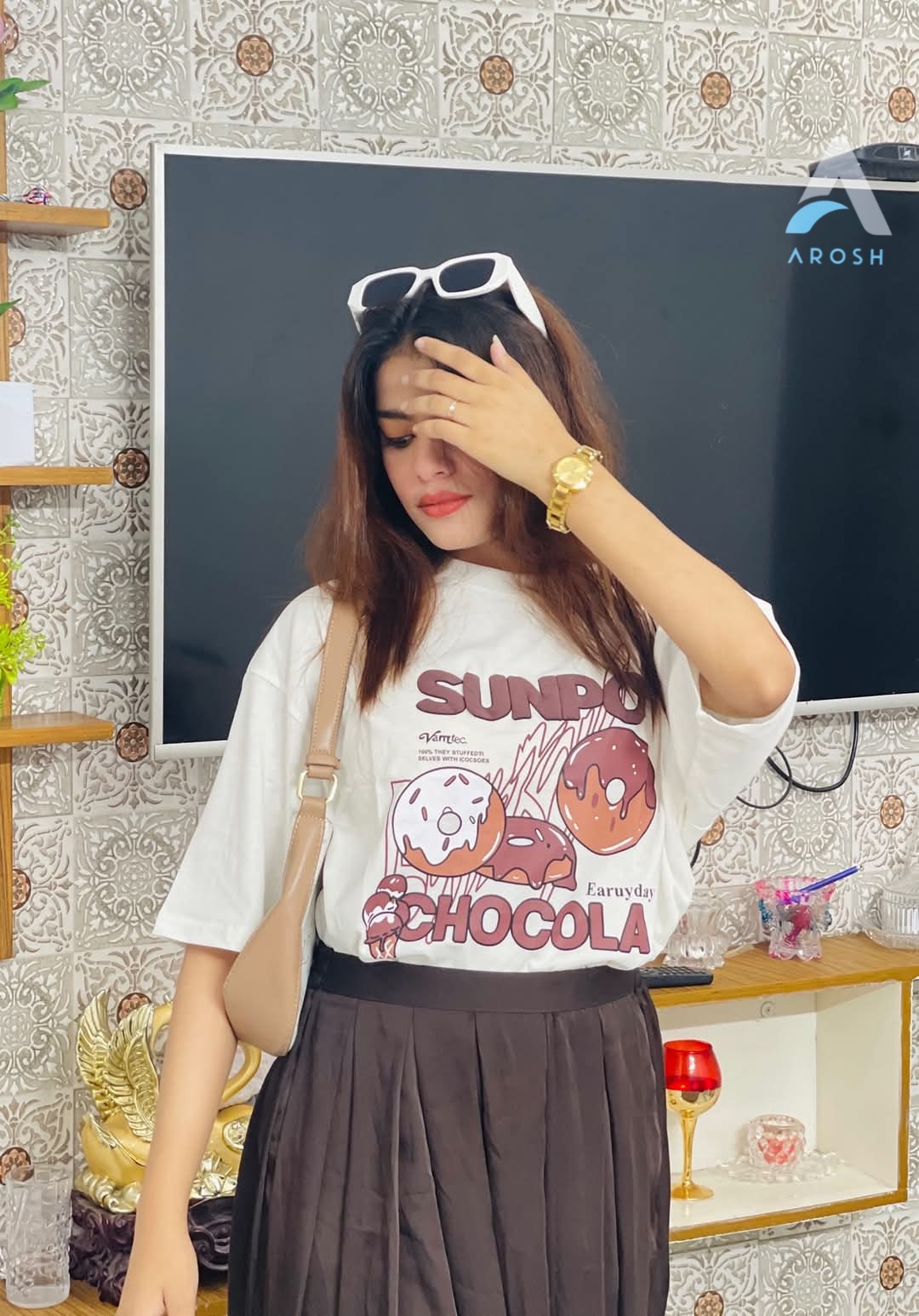 Ladies T-shirt (SUNPO CHOCOLA)_img_0