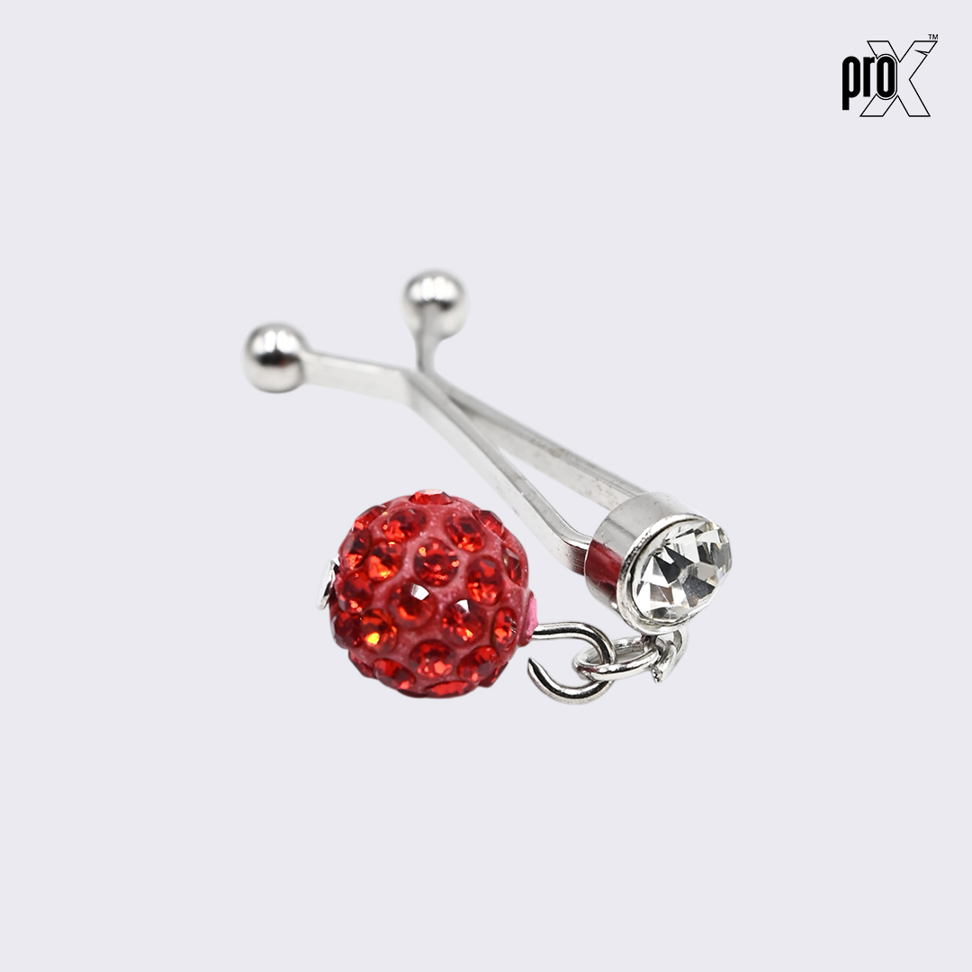 ProX 1pair Hijab Pin HP-503-2_Red_img_2