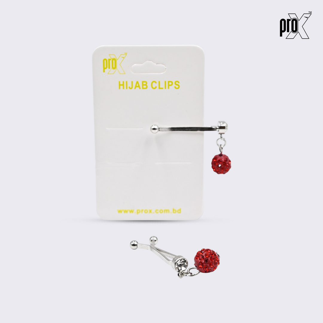 ProX 1pair Hijab Pin HP-503-2_Red_img_3