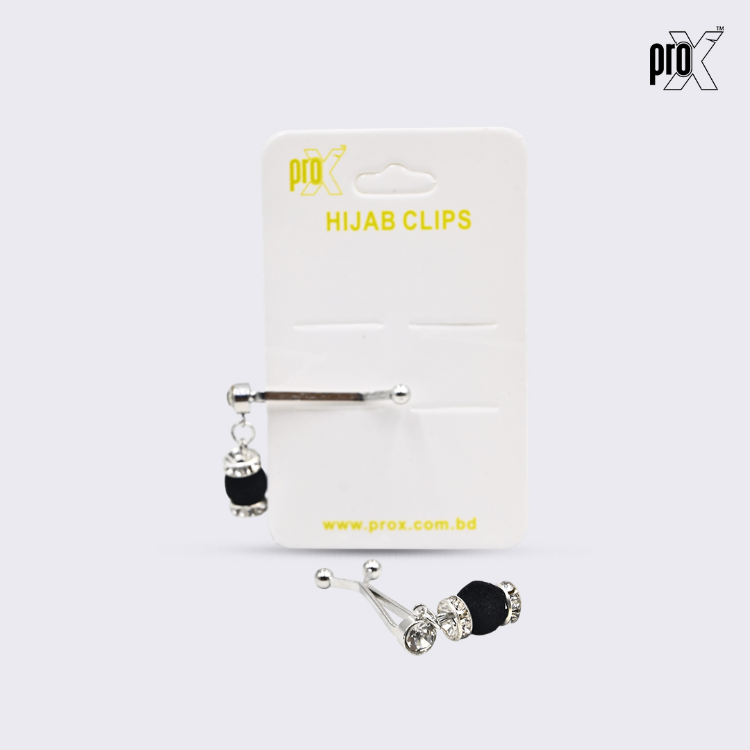 ProX 1pair Hijab Pin HP-503-3_Black_img_2