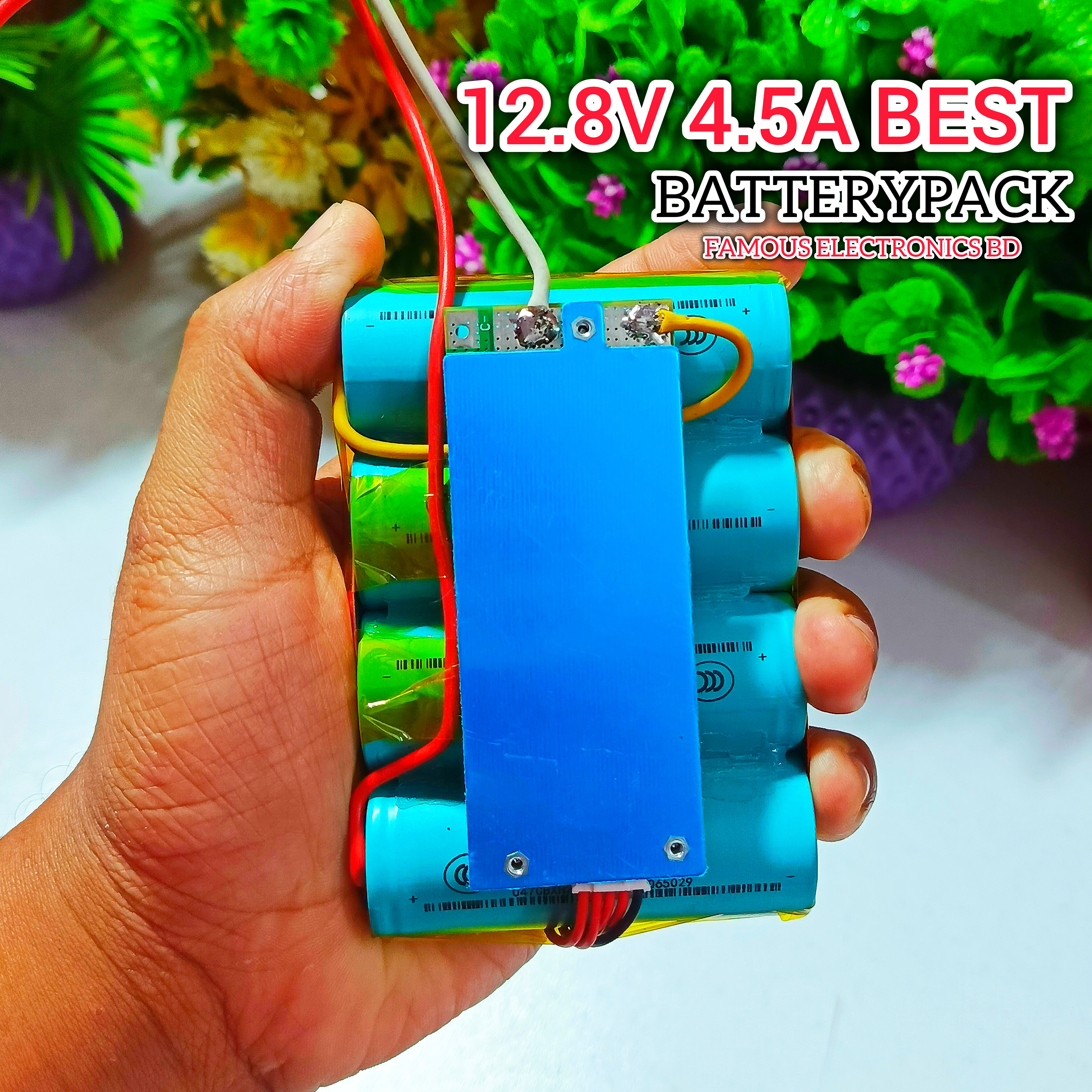 4.5A 12.8V LiFePO4 Battery Pack