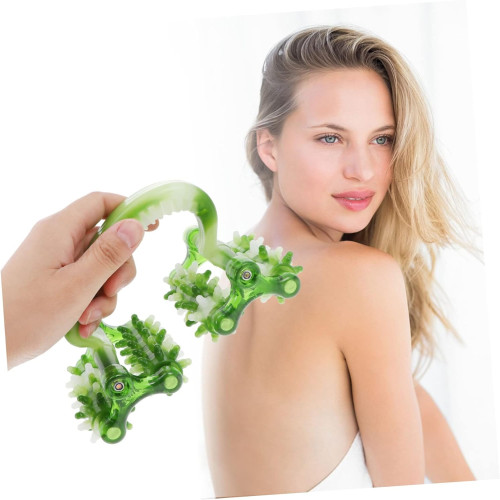 Household Whole Body Massage Mini Four-Wheel Lunar Multifunctional Massage Wheel With New-type Roller Leg Neck Massager (CHINA)_img_1