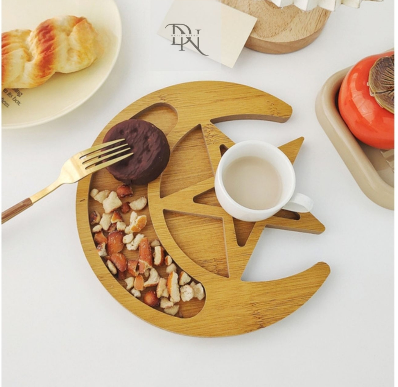 Creative Xingyue Density Board Tableware – Fruit, Dessert, BBQ & Salad Plate_img_5