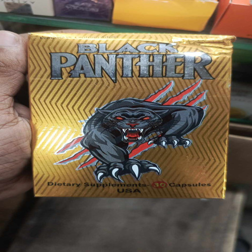 Black Panther Ayurvedic Vitality Booster for Men Of 30 Capsules (INDIA)_img_1