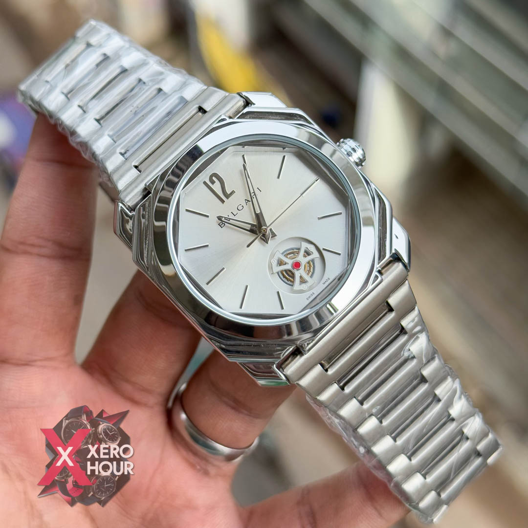 Bvlgari Rotating wheel | Silver White Dial