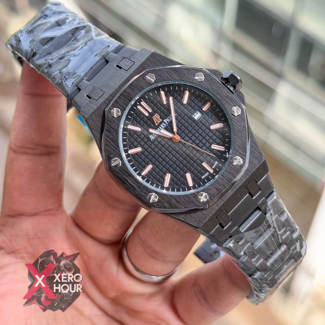 Audemars Piguet Royal Oak Upgraded Edition | Full Black with bronze Tone_img_4