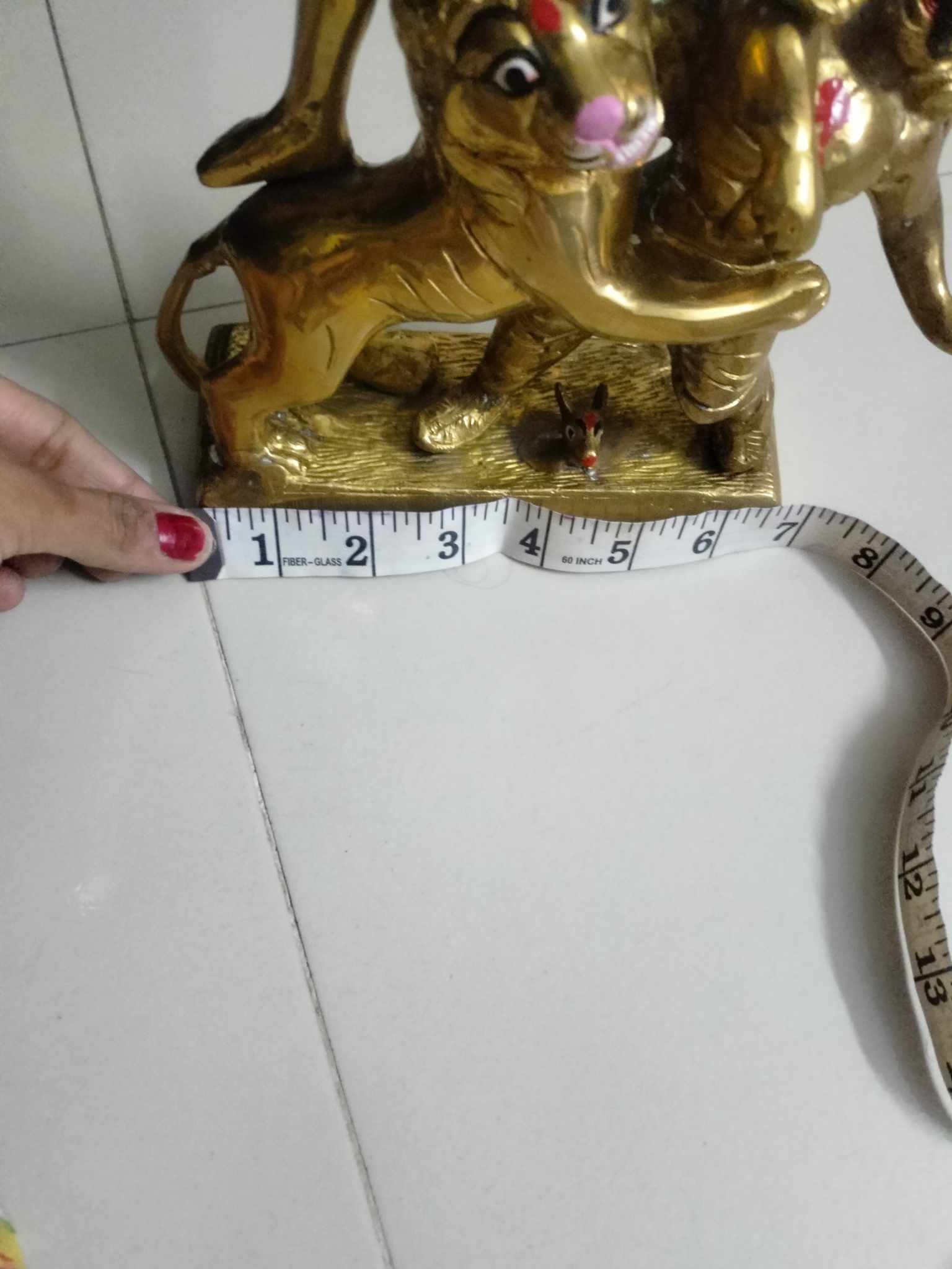 কাত্যায়ণী দুর্গা মাতা ১২ ইঞ্চি - Image 4