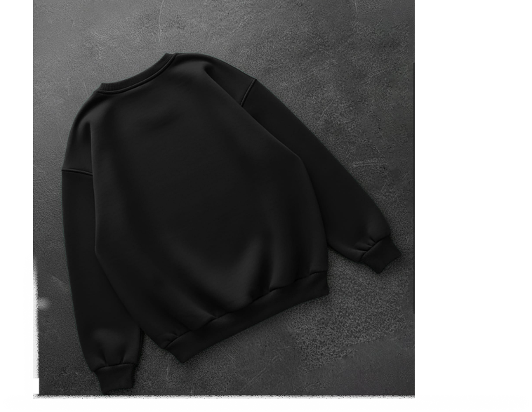Sweatshirt Black Down