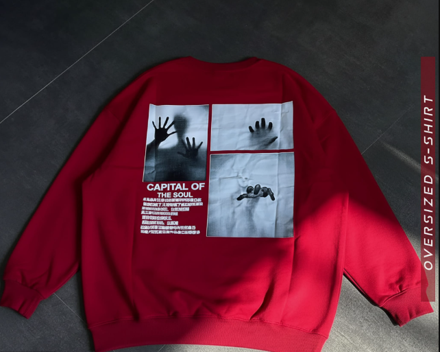 Sweatshirt Red Soul