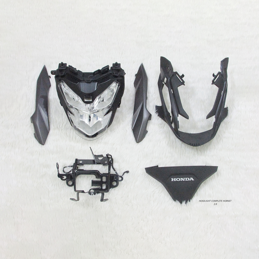 Headlight Setup For Honda Hornet 2.o Matt Black_img_0