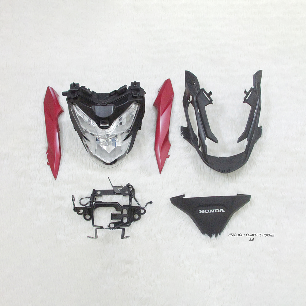 Headlight Setup For Honda Hornet 2.o Matt Red_img_0