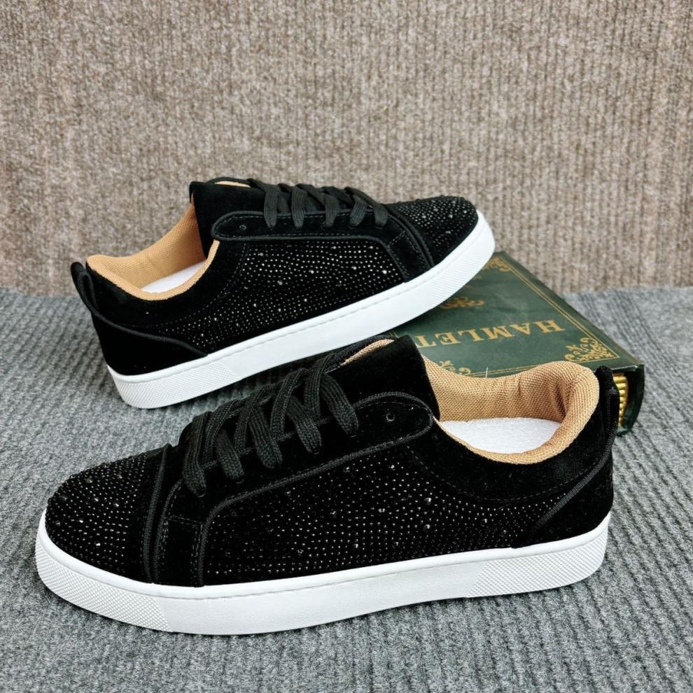 Men's Casual Shoes Spring Diamonds Sequin Walking Shoes_img_4