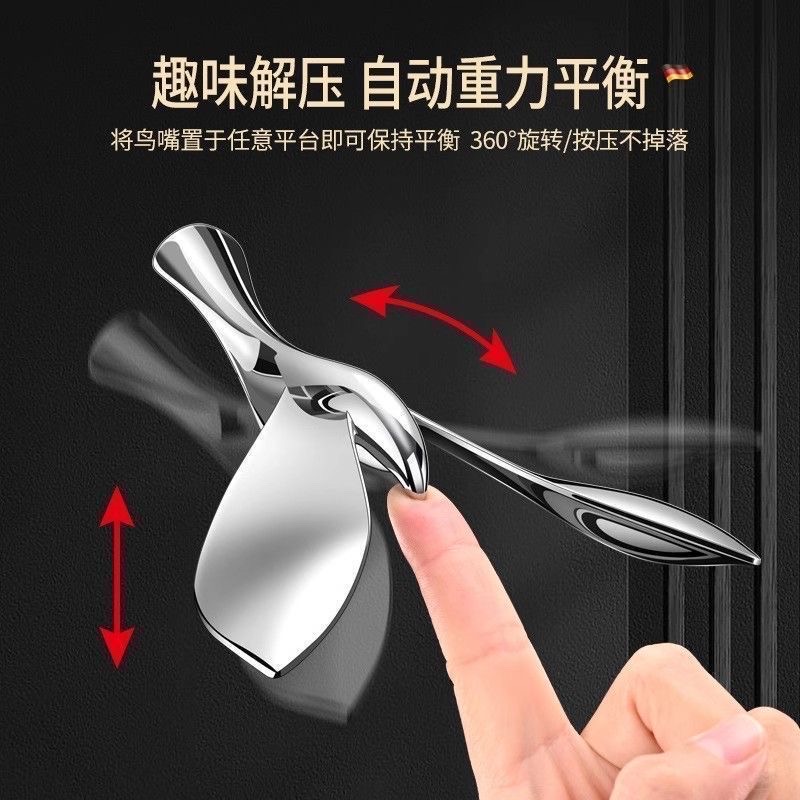 360° Floating Gravity Bird Spinner	Desk Toy_img_2
