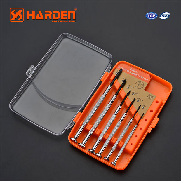 HARDEN 6Pcs CRV Precision Screwdriver Set; Model: 550121