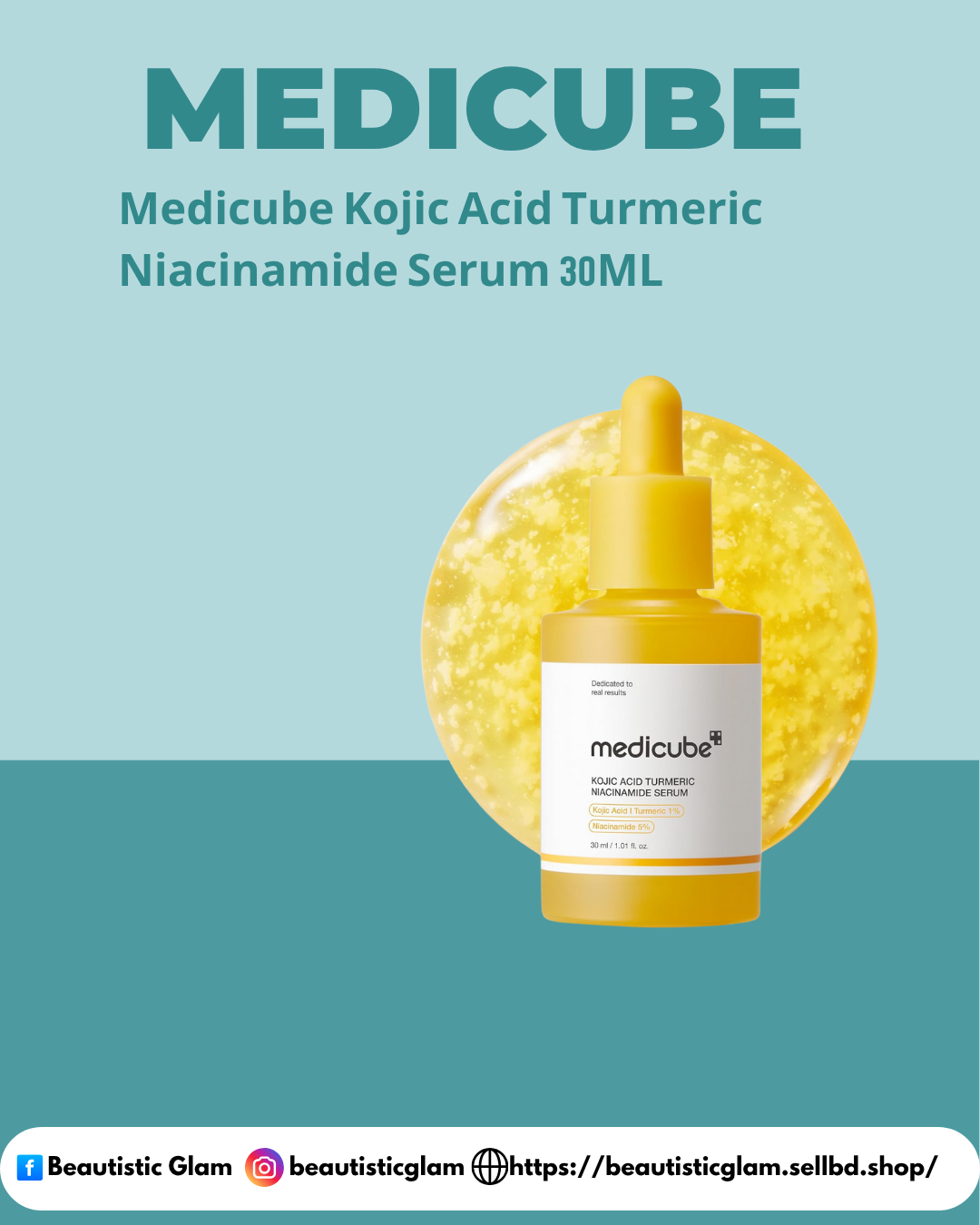 Medicube Kojic Acid Turmeric Niacinamide Serum 30ML