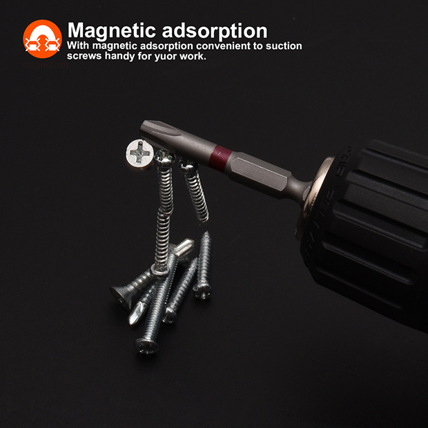 HARDEN 33 Pcs Professional Screwdriver Bits Set | S2 Steel | Magnetic | Tool Kit with Box | Model: 550833_img_4