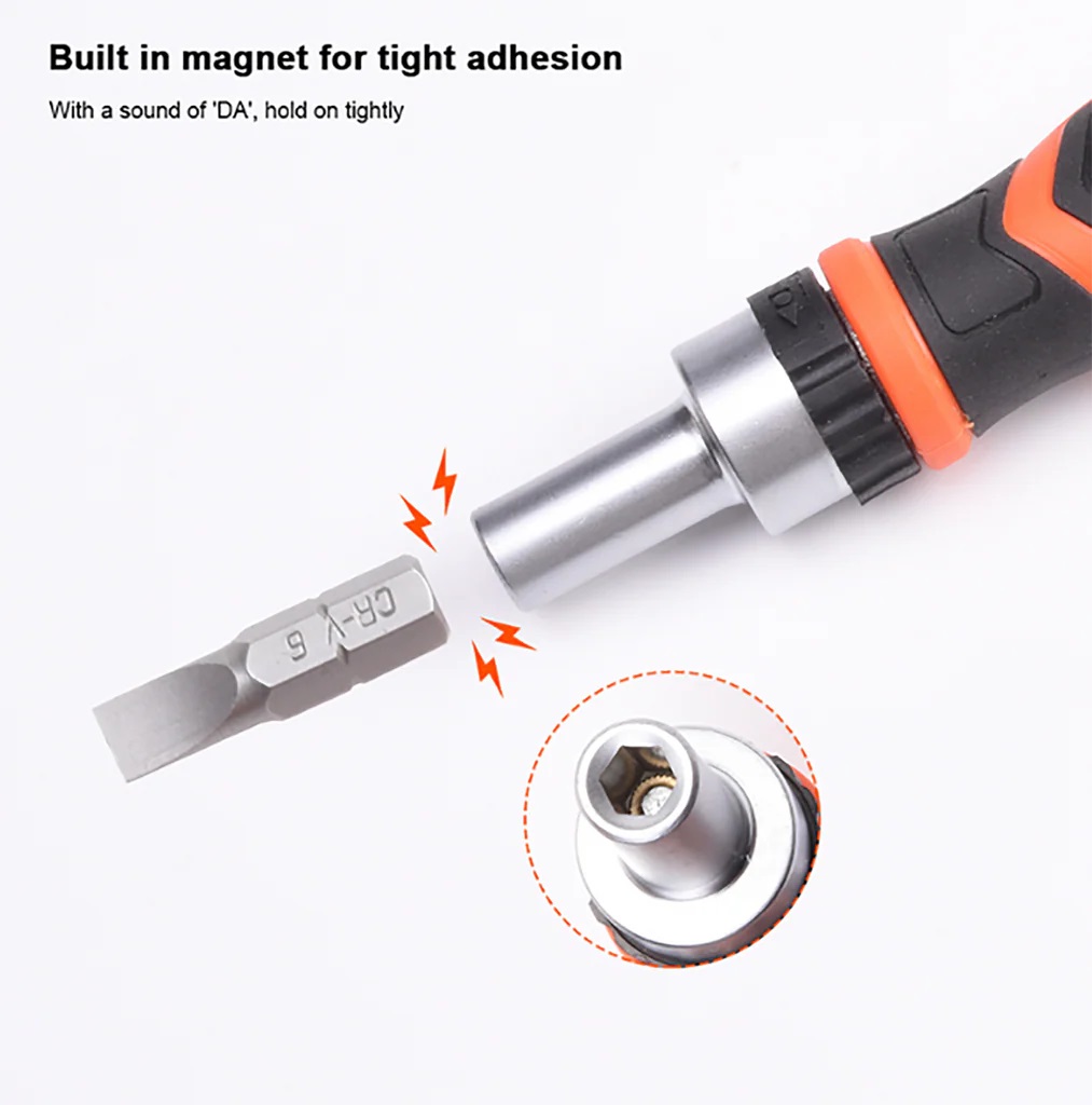 HARDEN 39 Pcs Ratchet Screwdriver Bits & Socket Set; Model: 550939_img_4