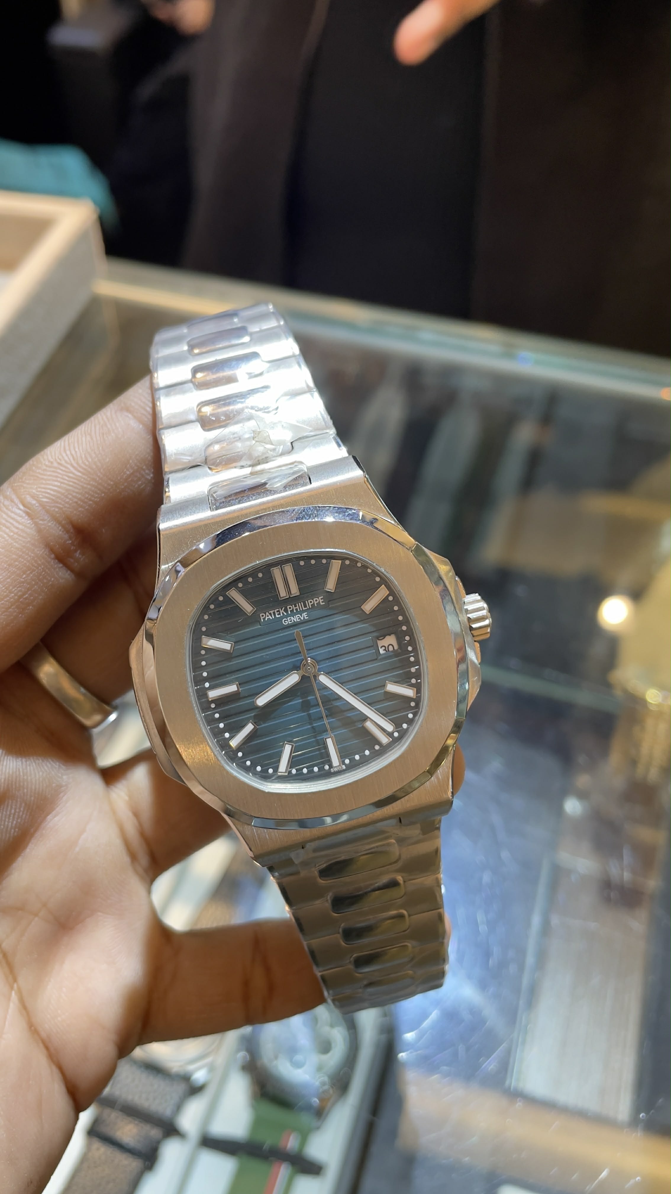 Patek Philippe Nautilus Gradient Blue Dial AAA