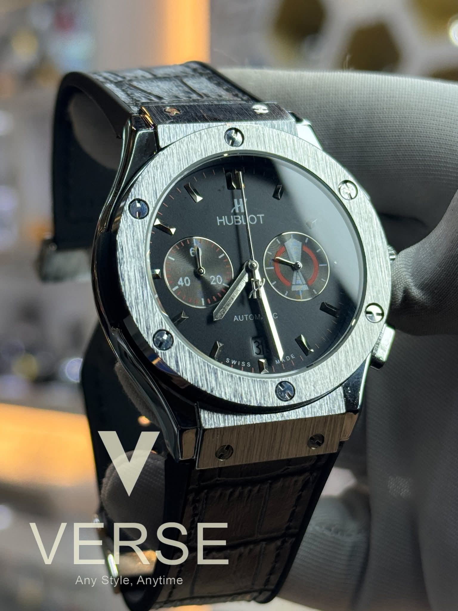 Hublot Classic Fusion Racing Chronograph – Silver Bezel AA