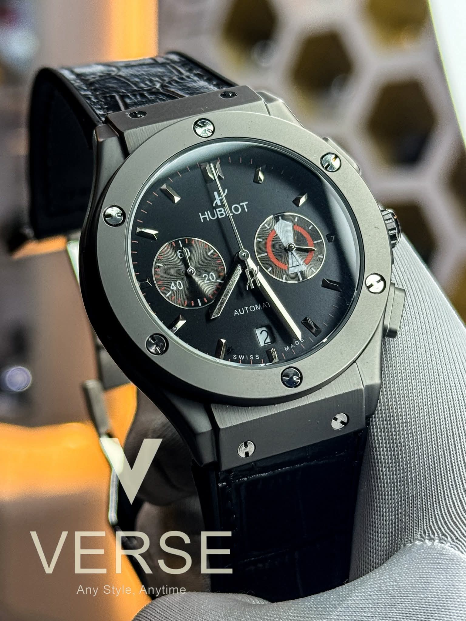 Hublot Classic Fusion Racing Chronograph – Matte Black Bezel AA