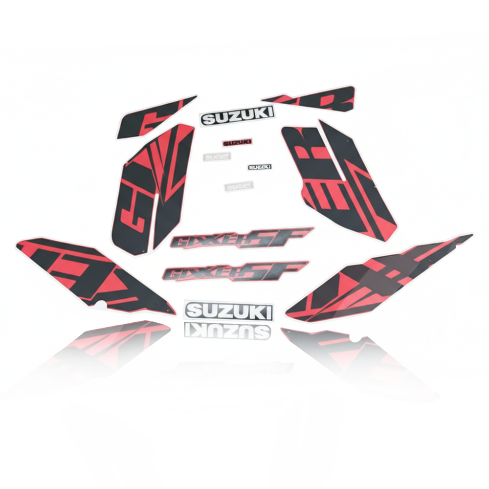 Full Set Sticker for Suzuki Gixxer SF (Red Color) bike._img_0