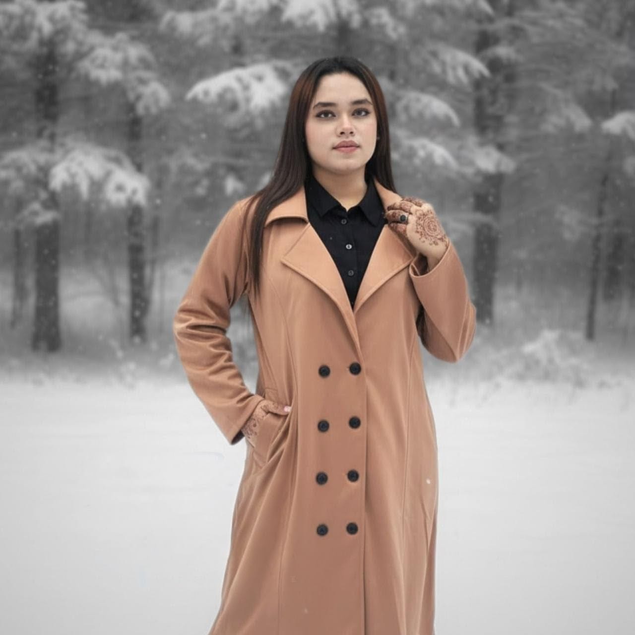 Stylish Ladies Overcoat ( Button System)_img_6