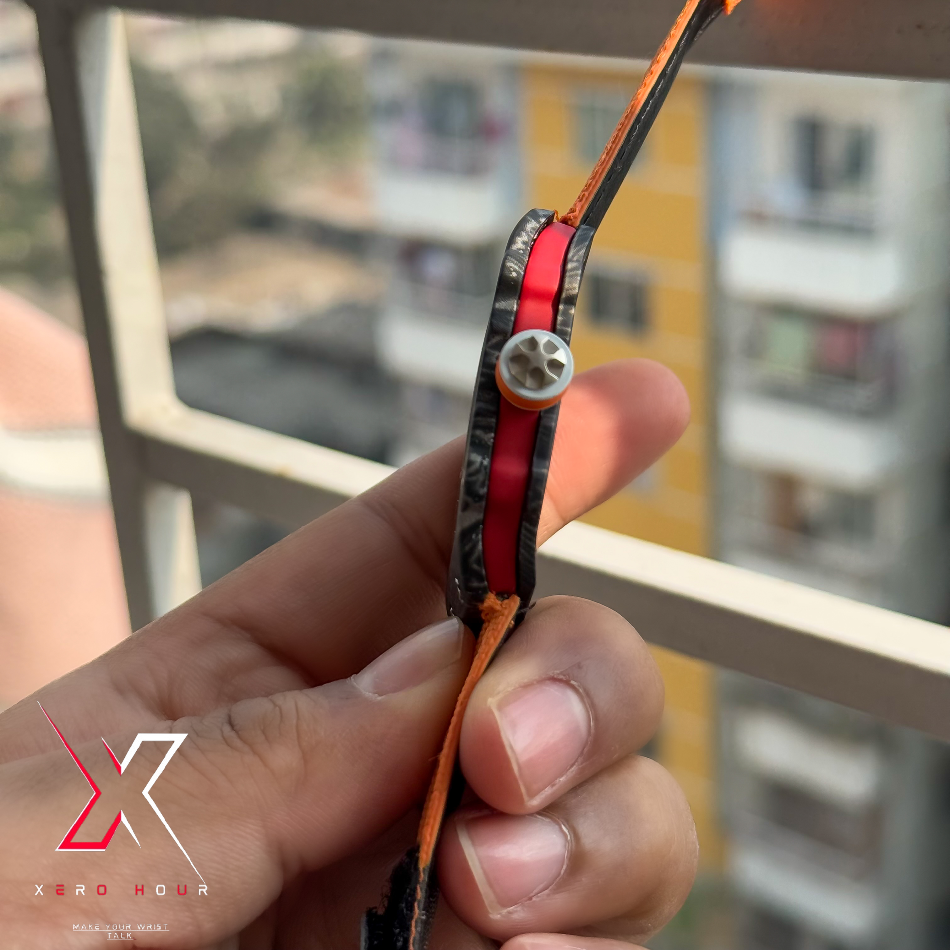 Richard Mille | Super Slim Edition | Nylon Strap | Orange Strap |_img_1