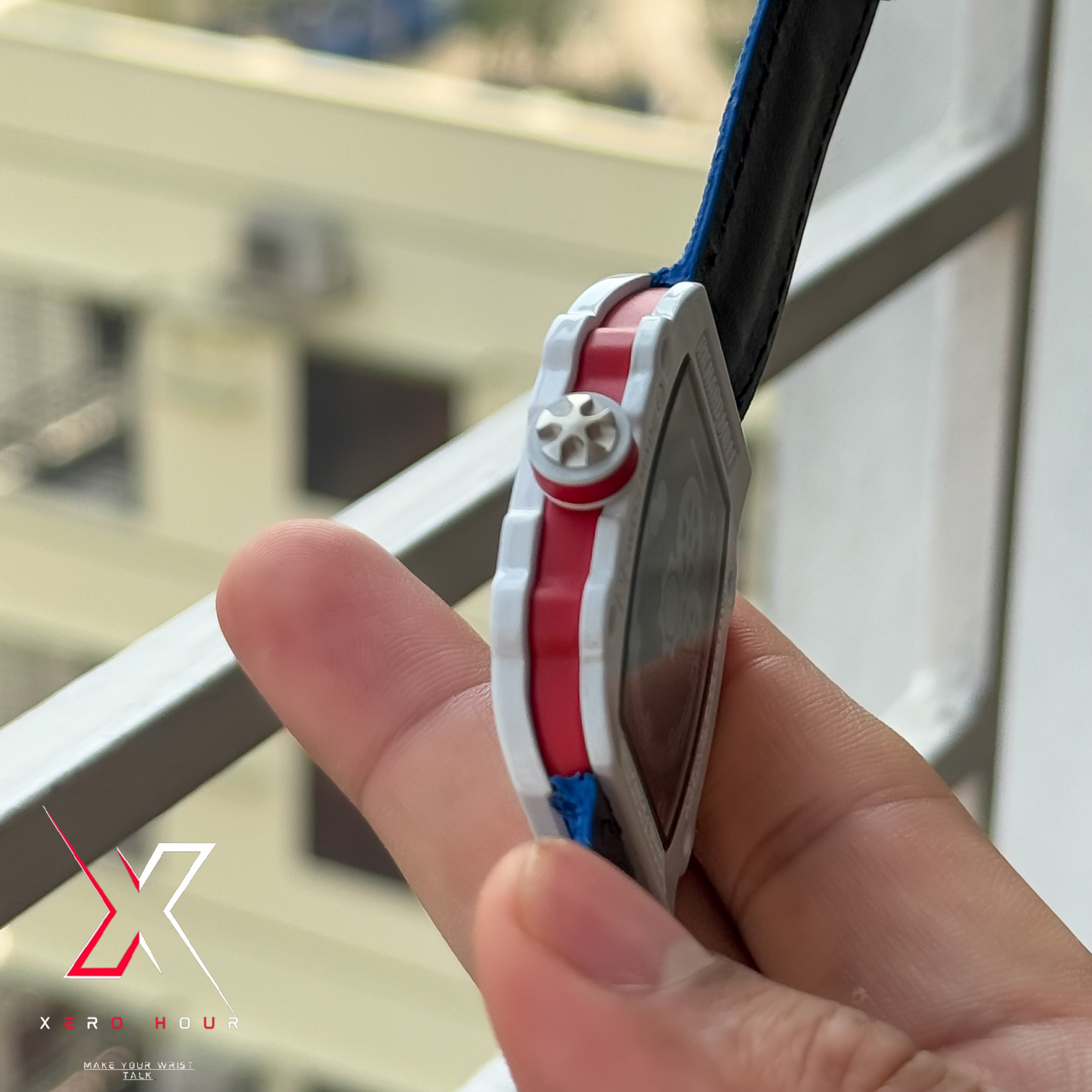 Richard Mille | Super Slim Edition | Nylon Strap | Blue White Strap |_img_4