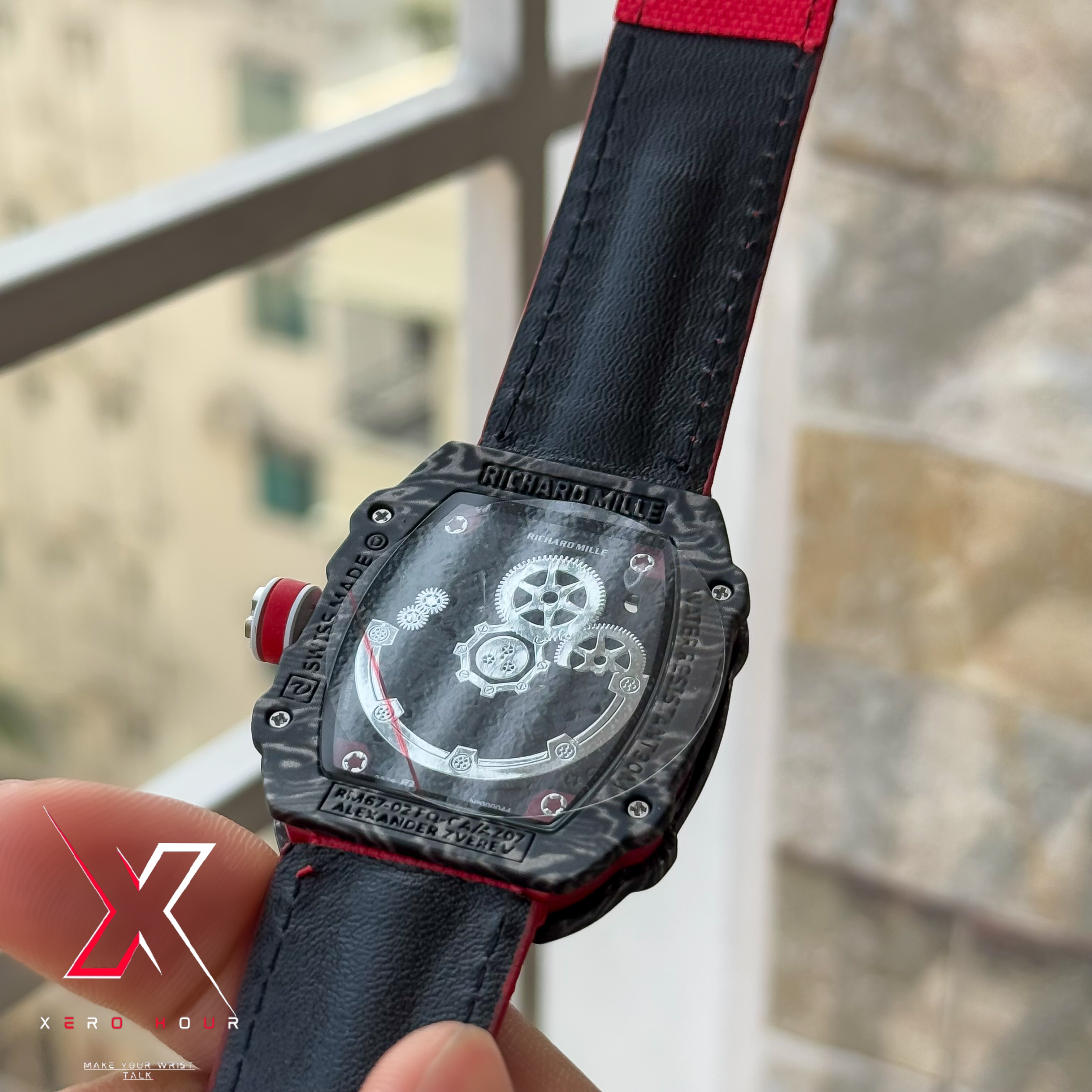 Richard Mille | Super Slim Edition | Nylon Strap | Red Strap_img_6