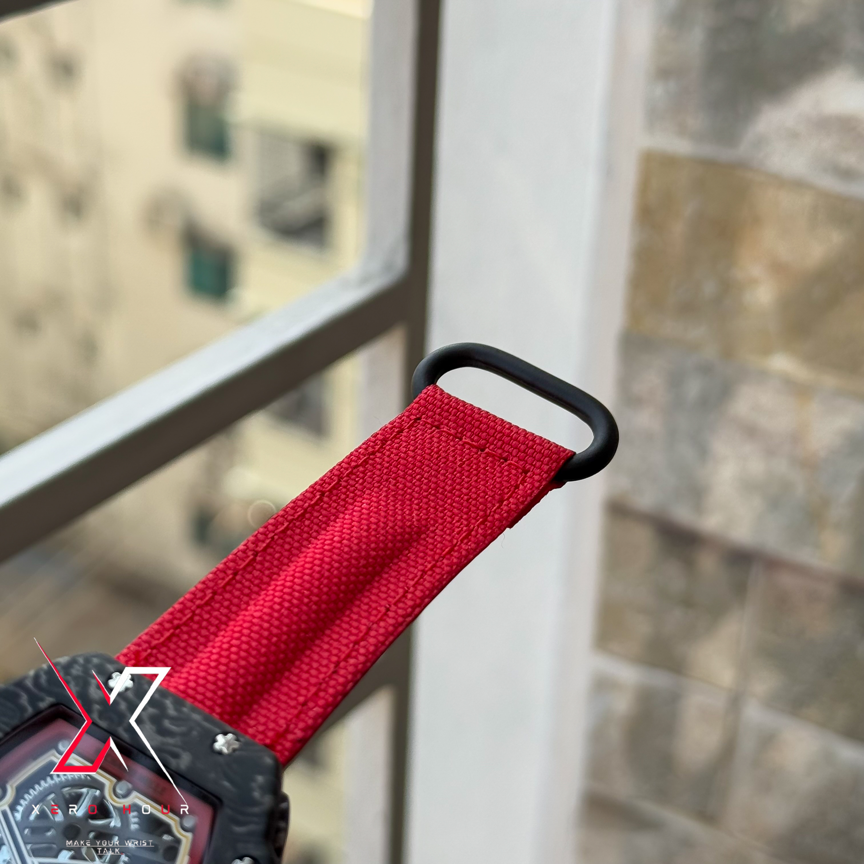 Richard Mille | Super Slim Edition | Nylon Strap | Red Strap_img_7