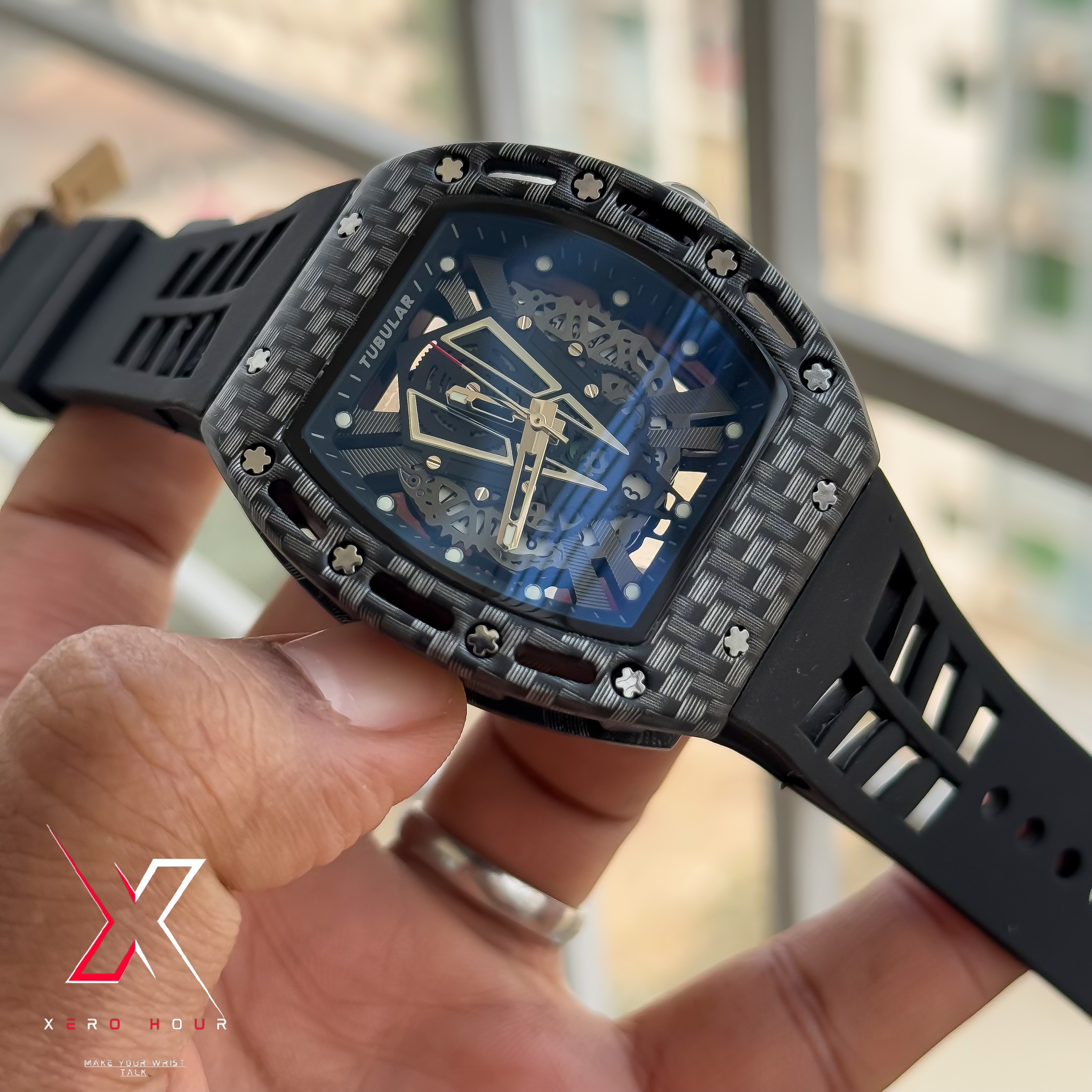 Tubular SILICON | RM Style | Black Belt | Carbon Edition