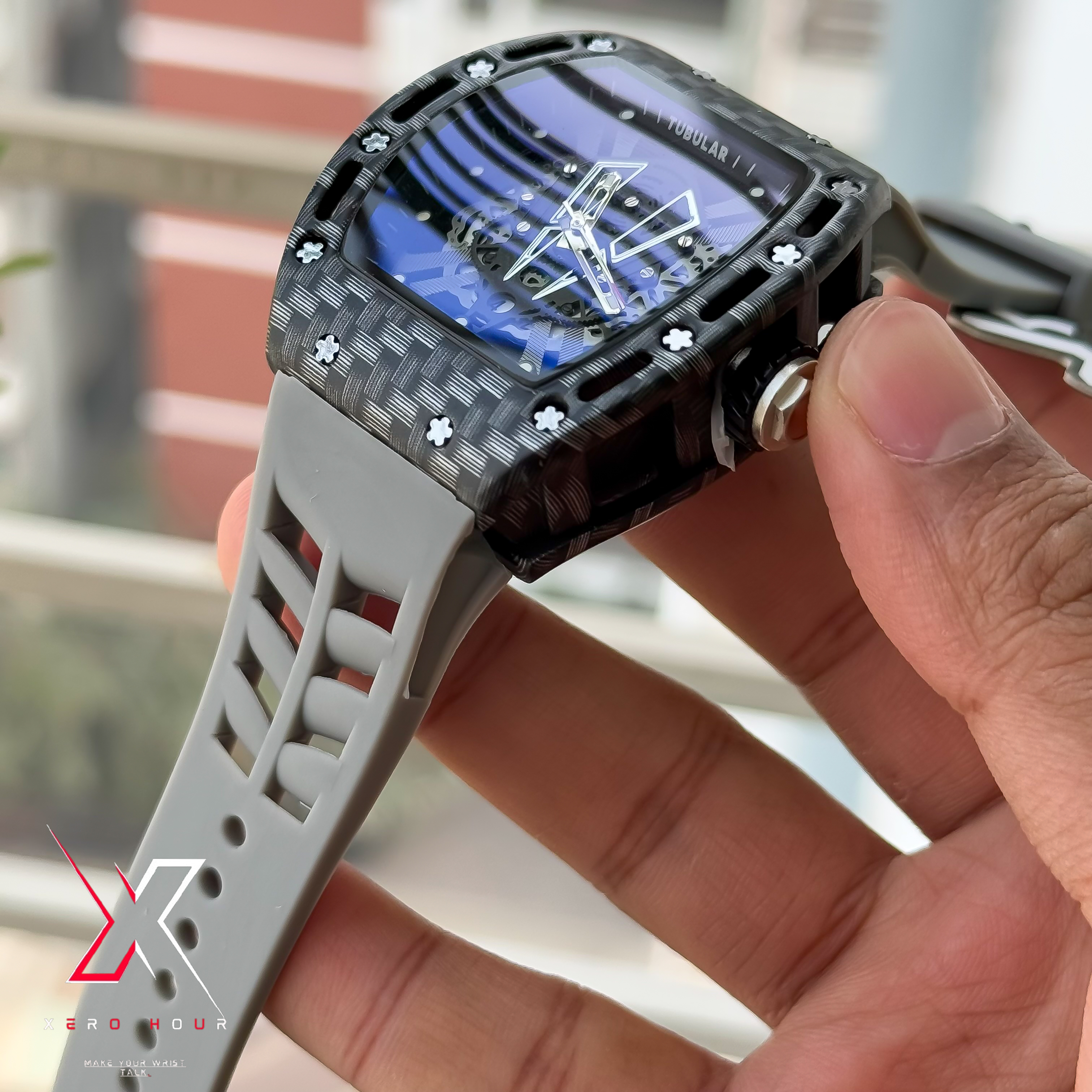 Tubular SILICON | RM Style | Grey Belt | Carbon Edition_img_1